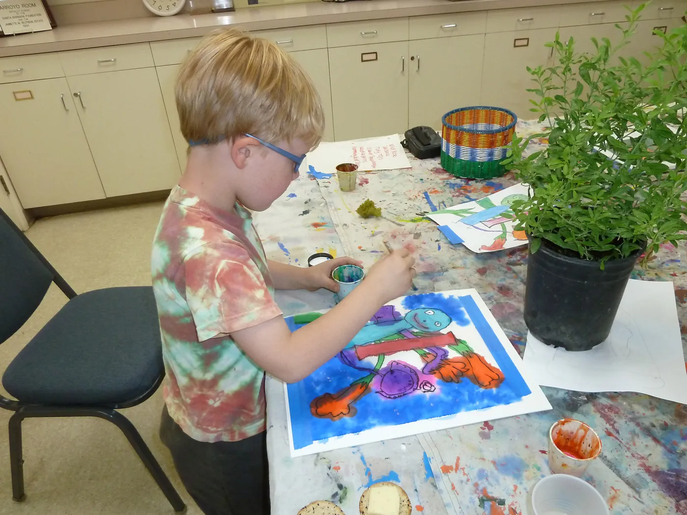 Children’s Native Plant Alphabet Mural Workshop with Art Teacher Laura Denny