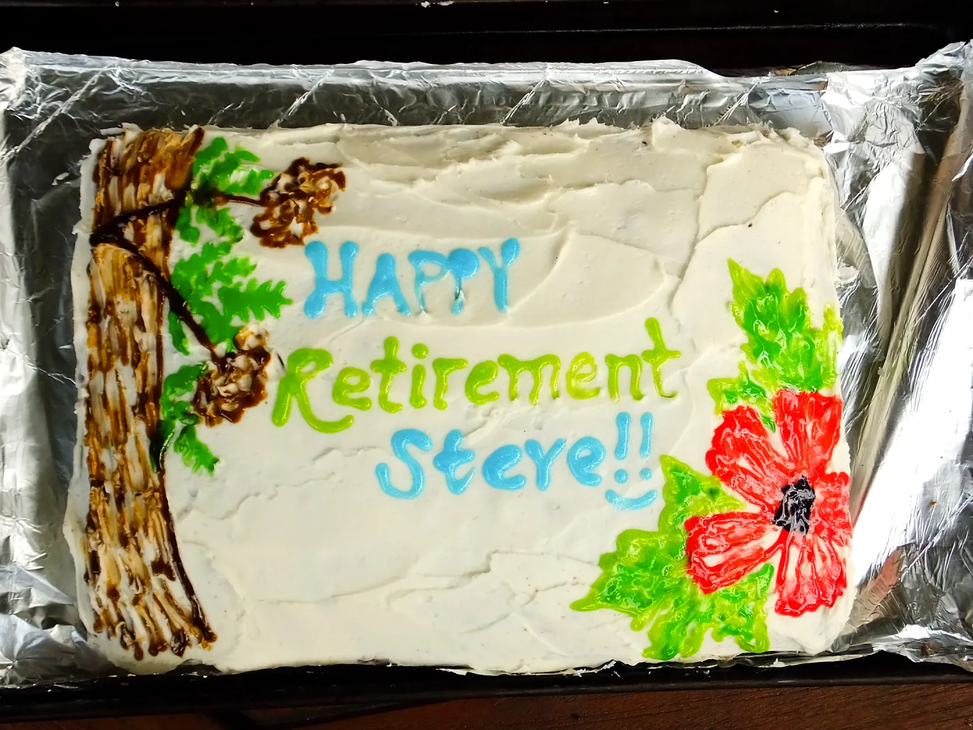 Steve Junak Retirement Cake by Denise Knapp