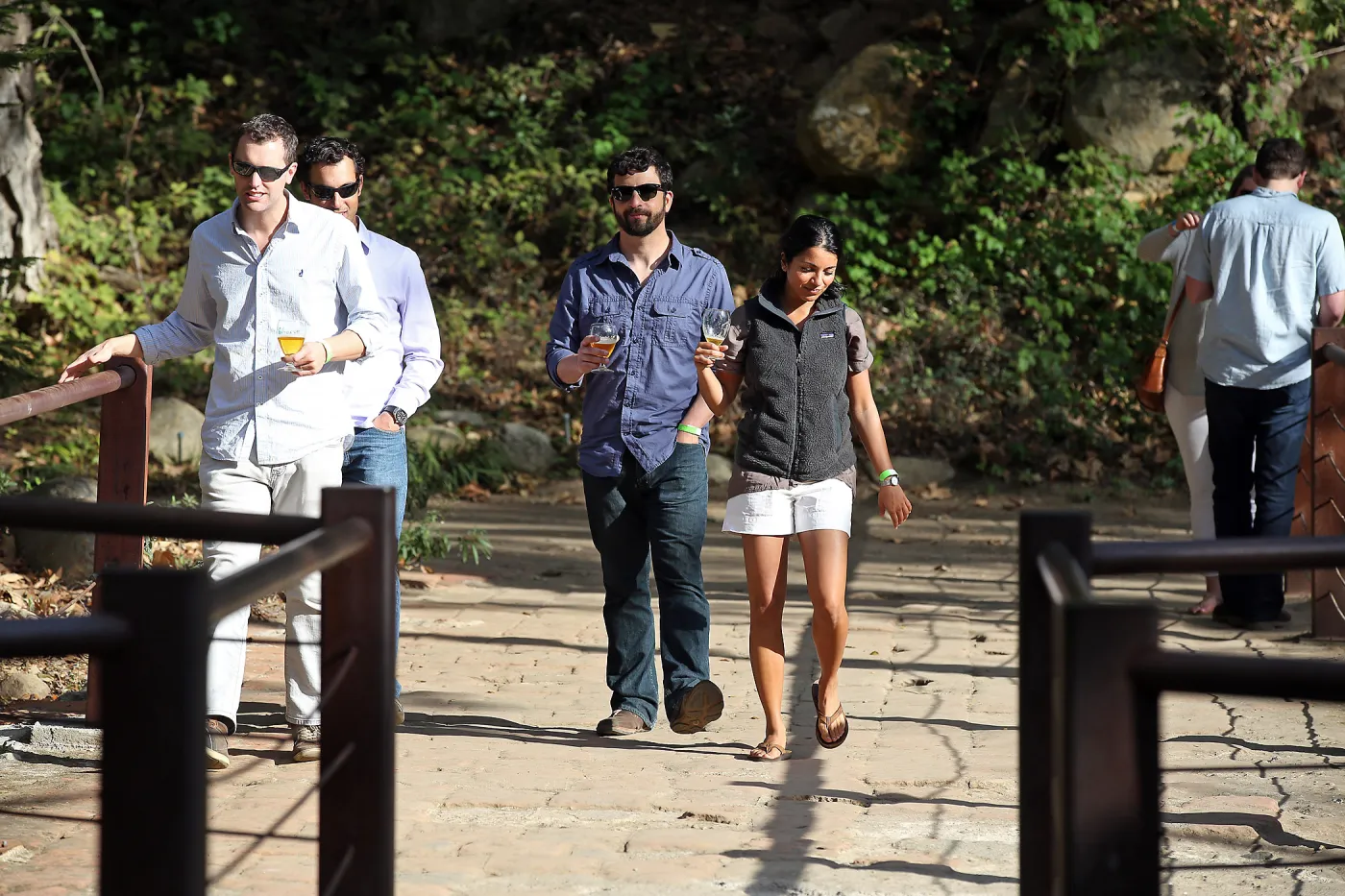Santa Barbara Beer Garden Event, Jamil Muasher