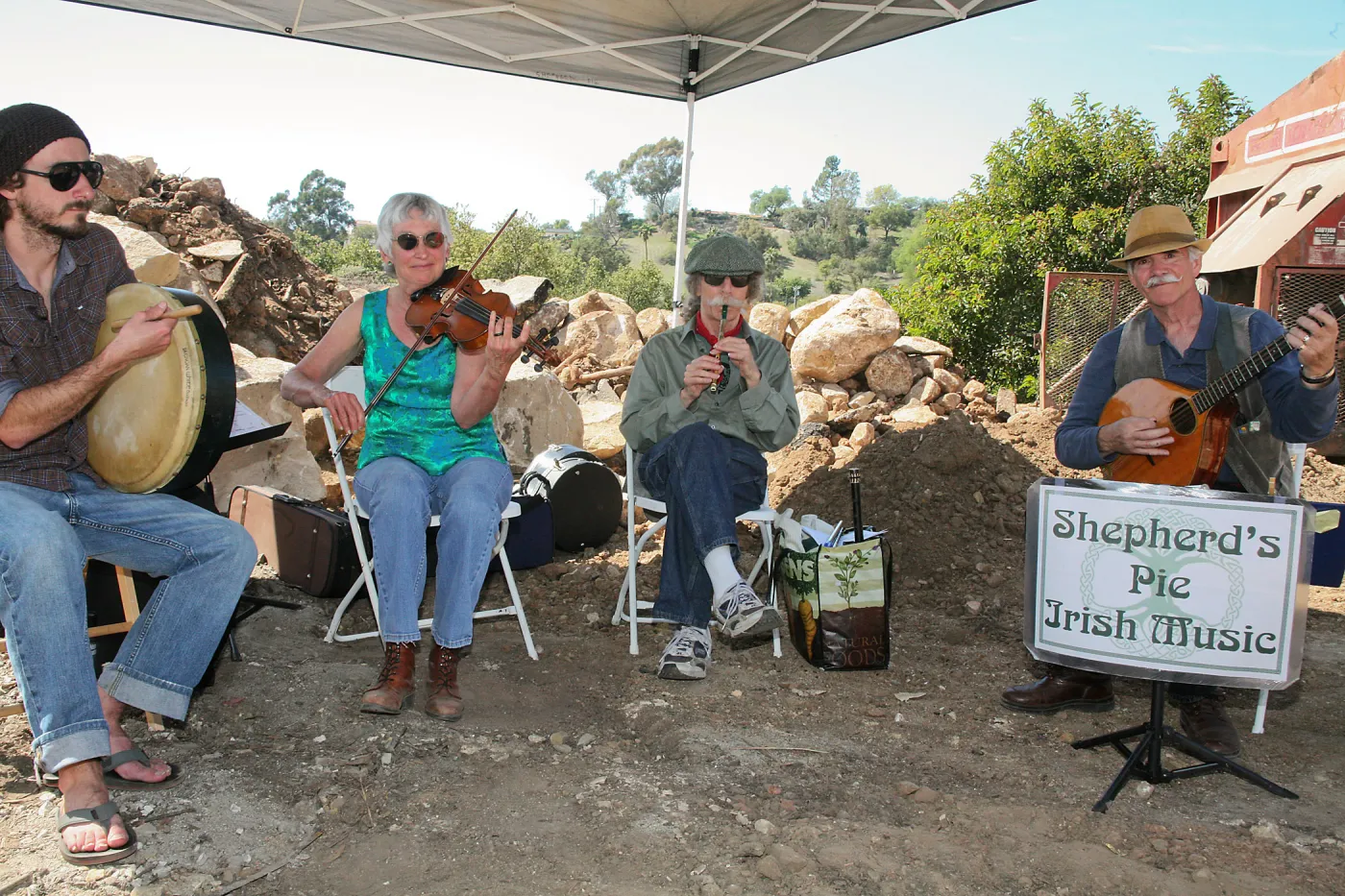 SBBG Golden Shovel Event, John C. Pritzlaff Conservation Center, Shepherd's Pie Irish Musicians