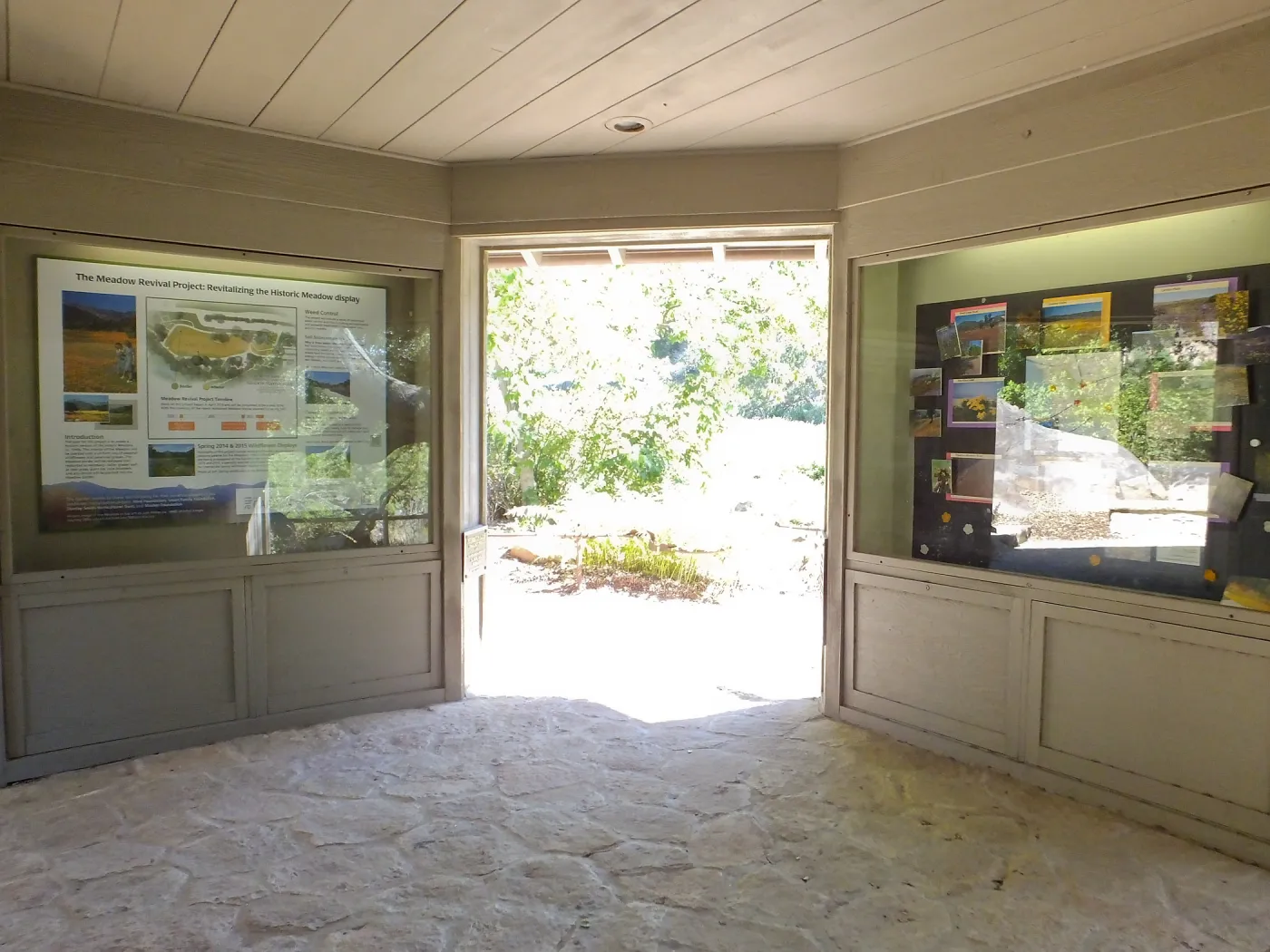 Meadow Revival Project - Interpretive Sign Installed in Information Kiosk