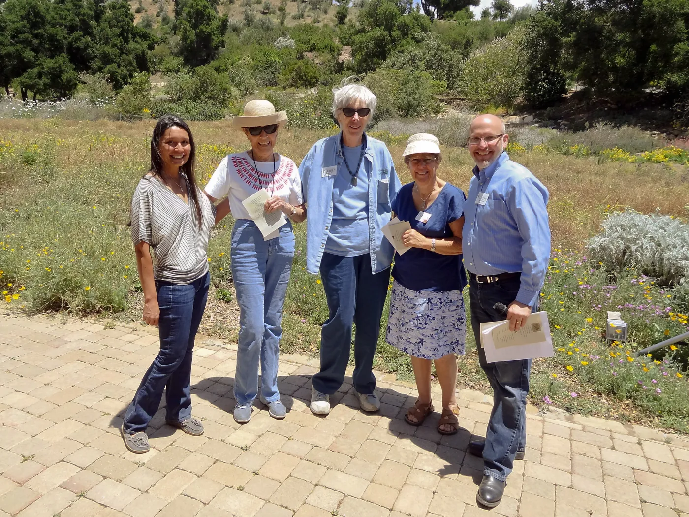 20 year service awards, Kathy Casteneda, Pam Dahl, Betty Gerig, Diana Kennett, Steve Windhager, Volunteer Appreciation 2014, SBBG
