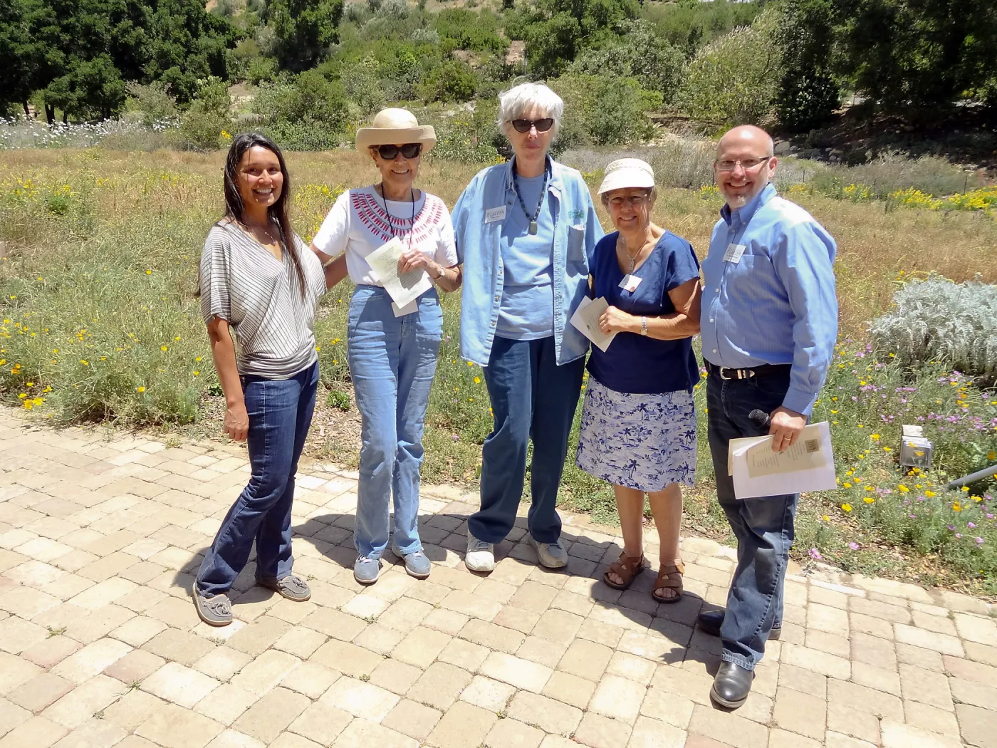 20 year service awards, Kathy Casteneda, Pam Dahl, Betty Gerig, Diana Kennett, Steve Windhager, Volunteer Appreciation 2014, SBBG