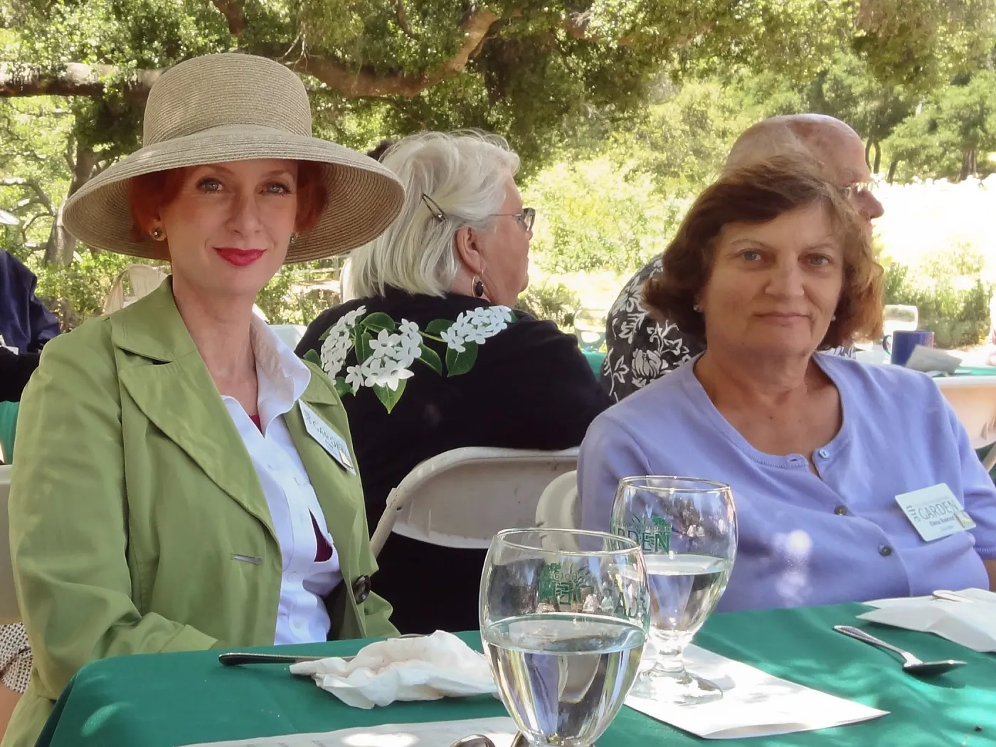 Alisa Varney, Elena Riskind, Volunteer Appreciation 2014, SBBG, Meadow Oaks