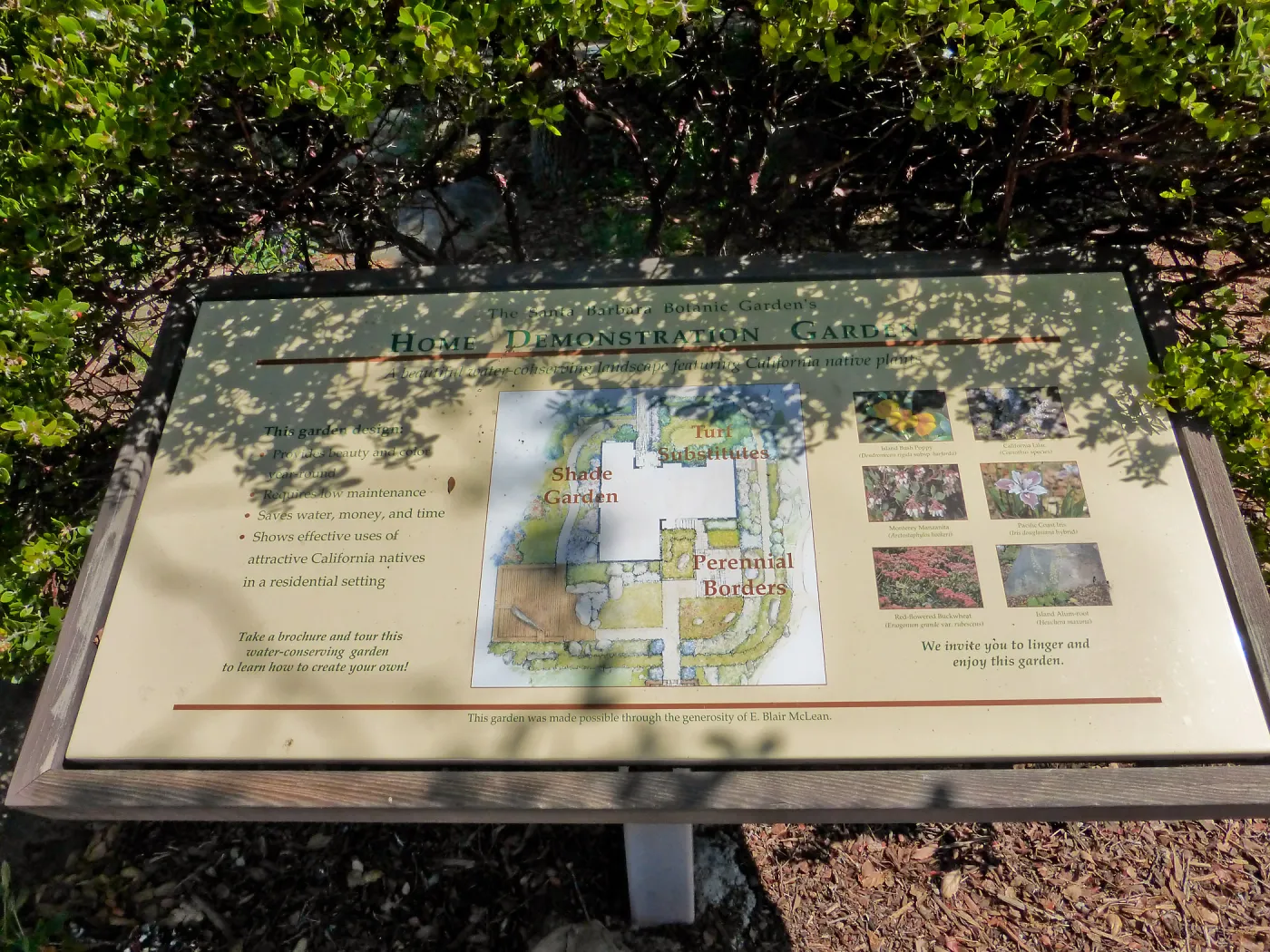 Home Demonstration Garden Signage