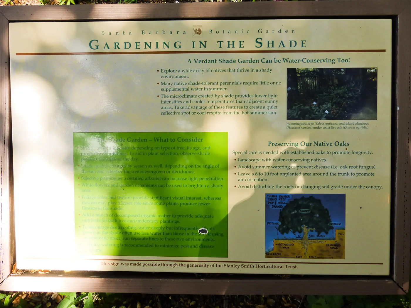 Home Demonstration Garden Signage