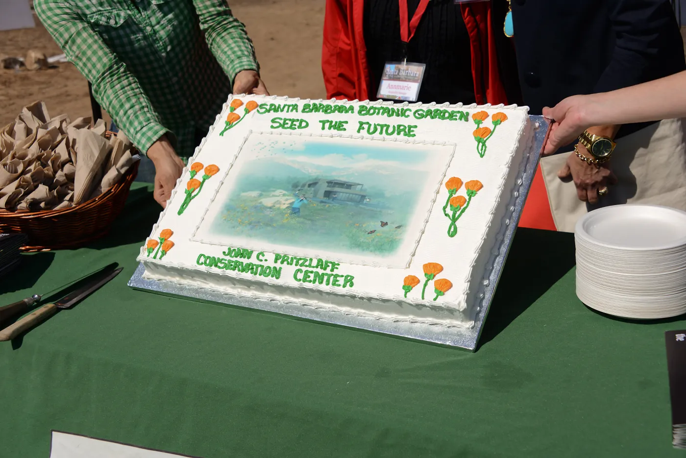 Pritzlaff Conservation Center Golden Shovel Event Cake