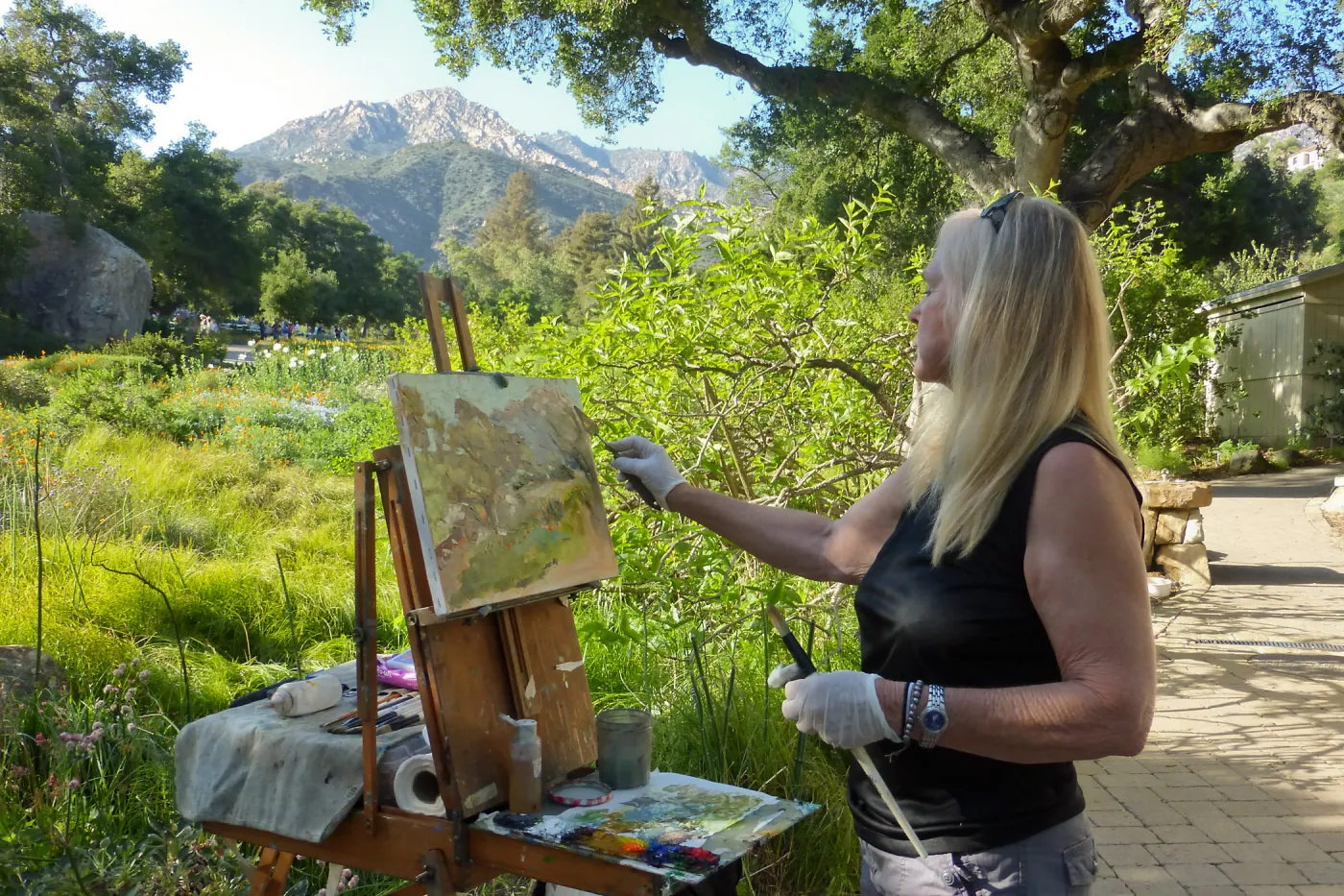 Artist in the Garden