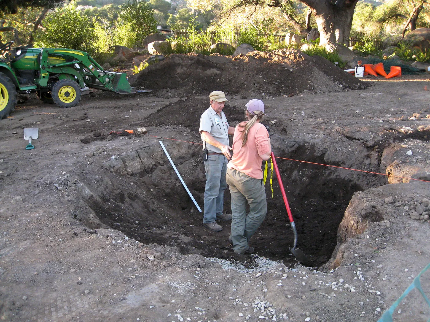 2012 Meadow Oaks Planting, Dave Kershaw & Stephanie Ranes, Gardeners