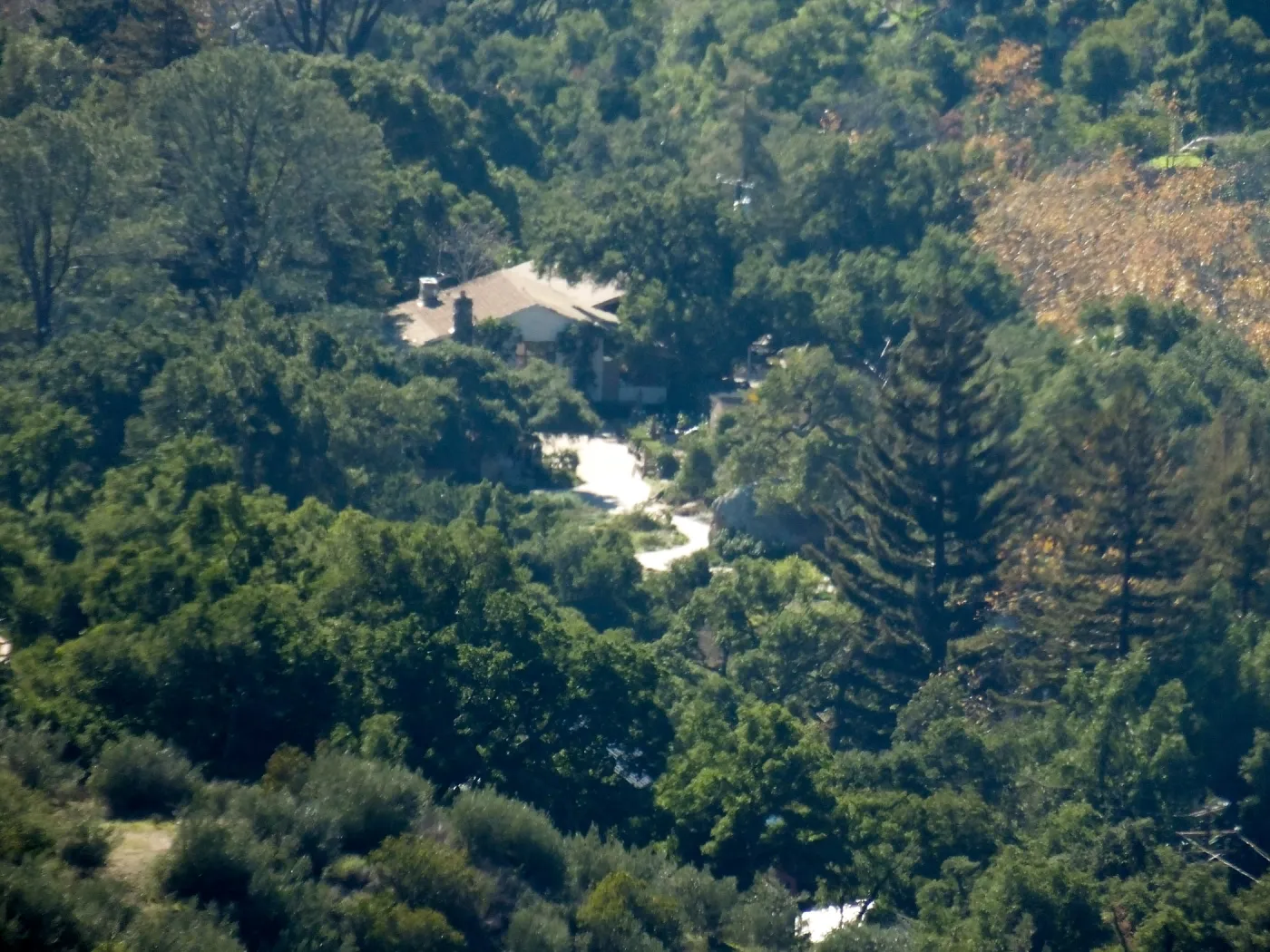 View of Courtyard and Library from Arlington Peak Trail