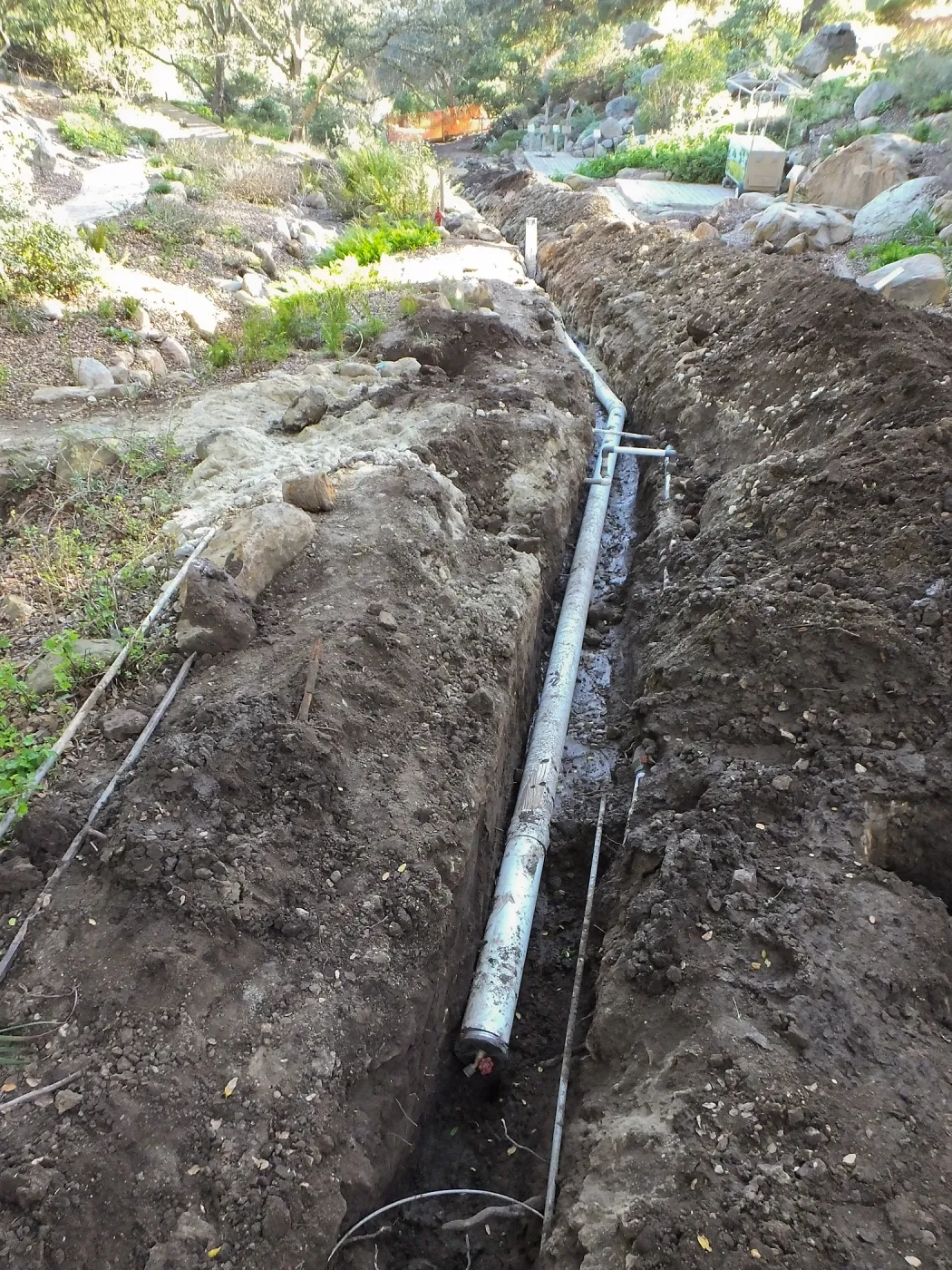 Arroyo Sewer Line Construction