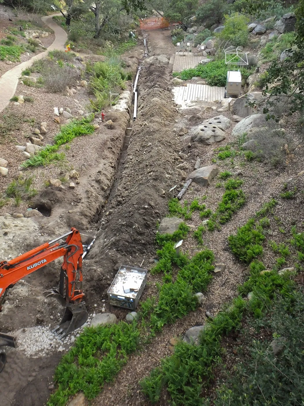Arroyo Sewer Line Construction