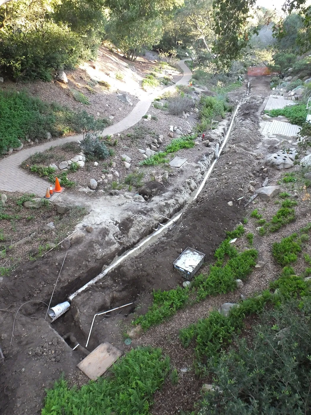 Arroyo Sewer Line Construction