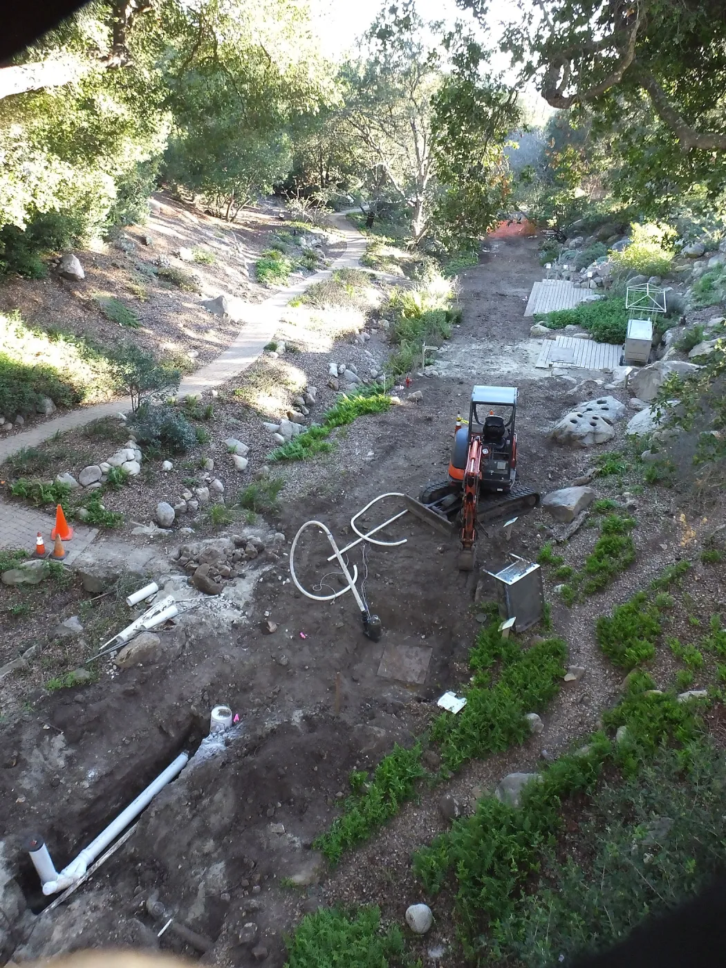 Arroyo Sewer Line Construction