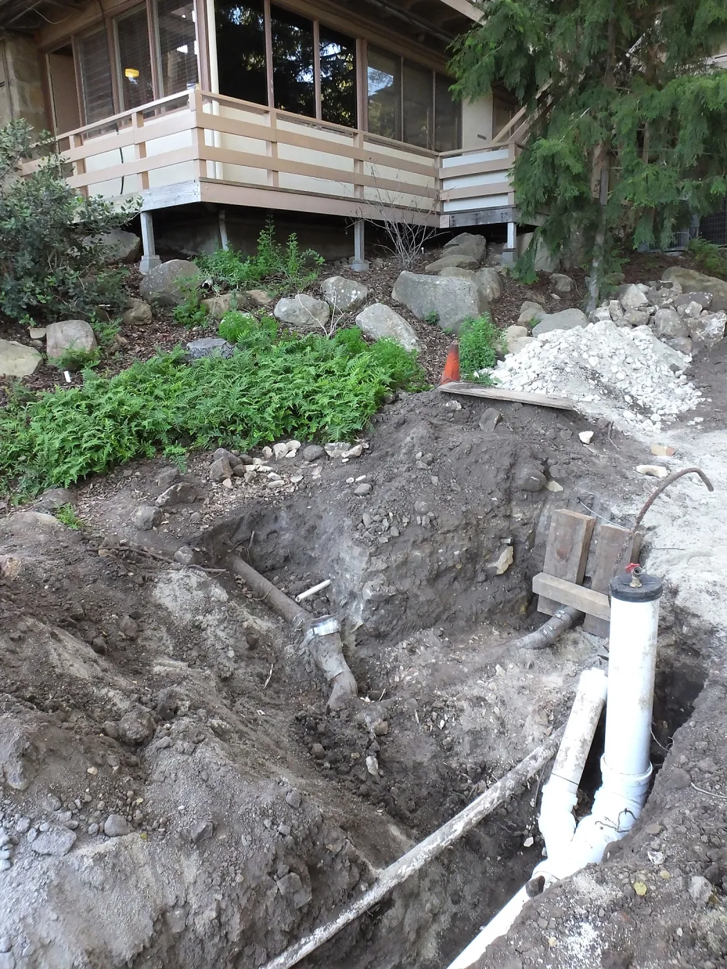 Arroyo Sewer Line Construction
