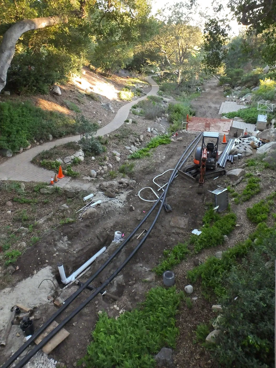 Arroyo Sewer Line Construction