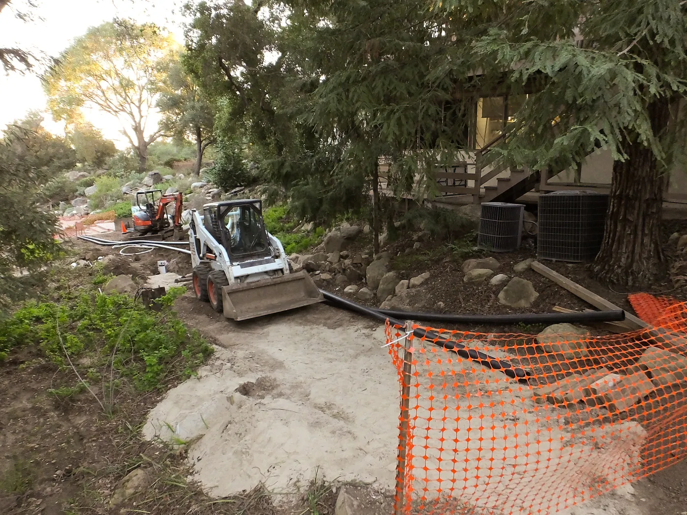 Arroyo Sewer Line Construction