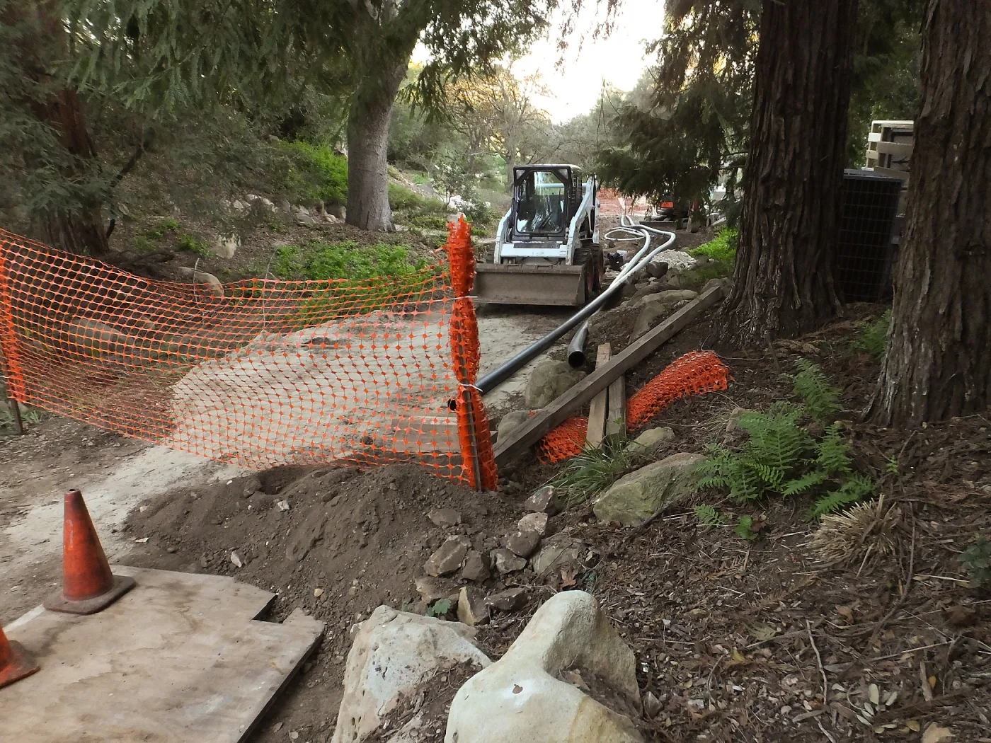 Arroyo Sewer Line Construction