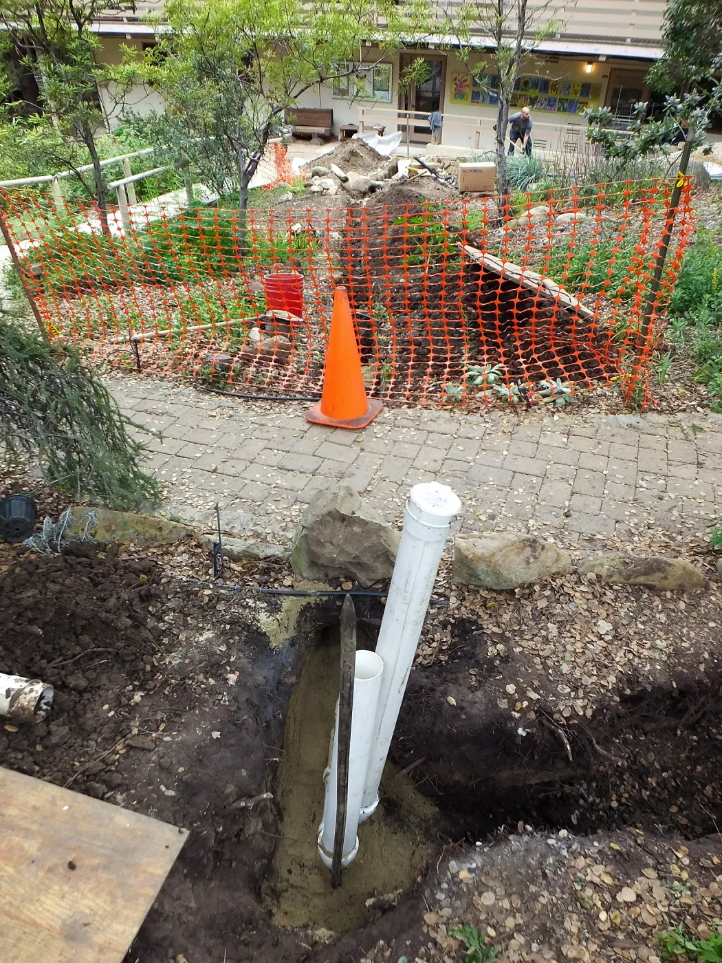 Arroyo Sewer Line Construction
