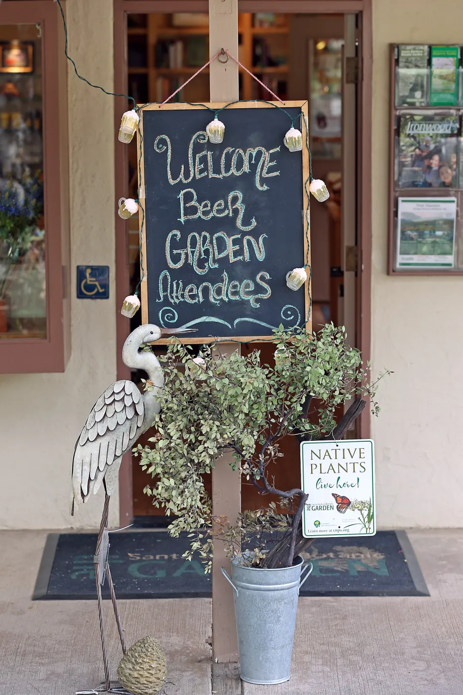 2015 Santa Barbara Beer Garden Event, Sign