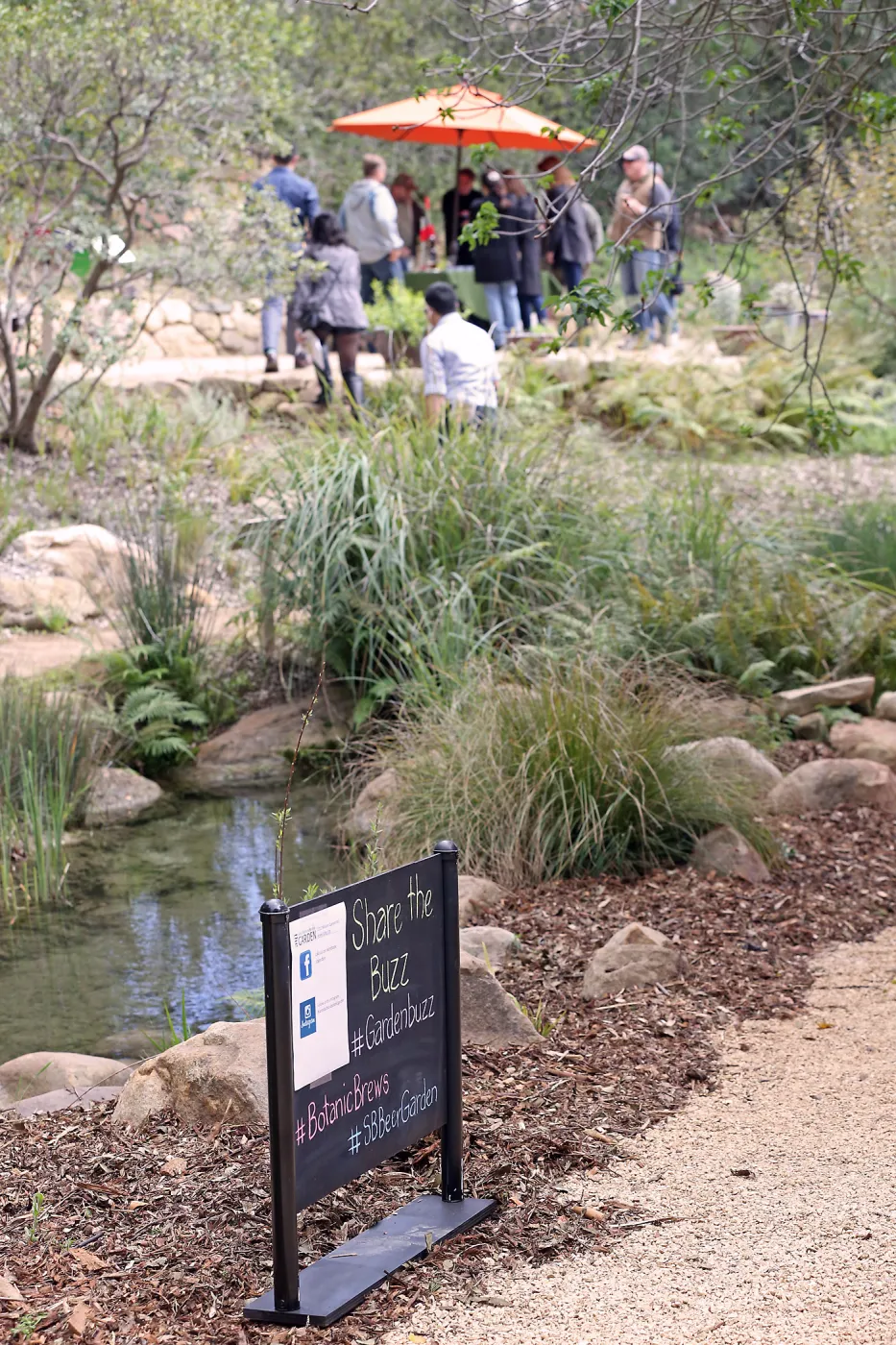 2015 Santa Barbara Beer Garden Event, Sign