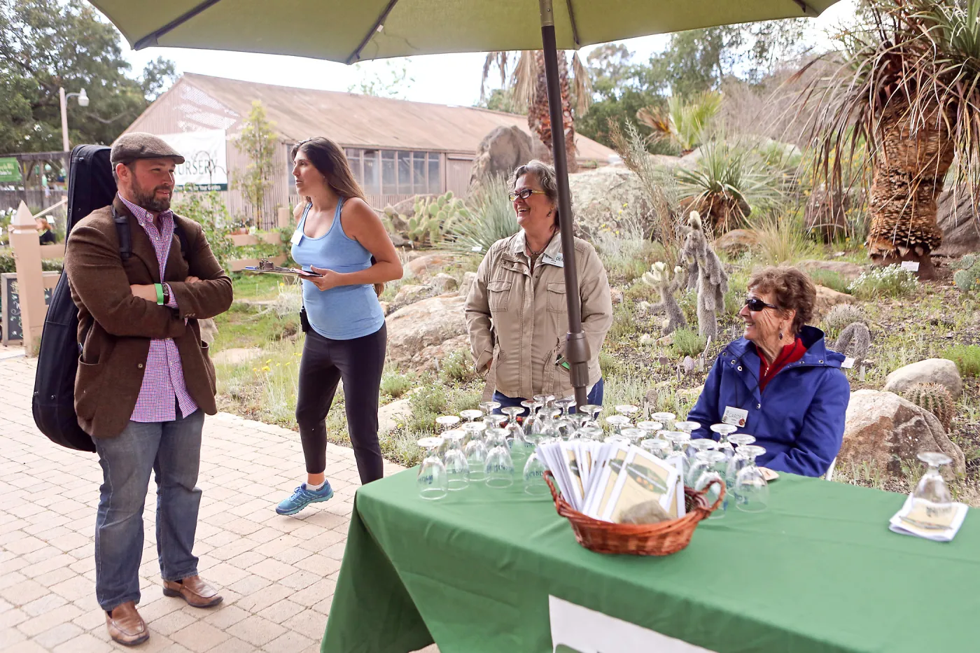 2015 Santa Barbara Beer Garden Event, SBBG table
