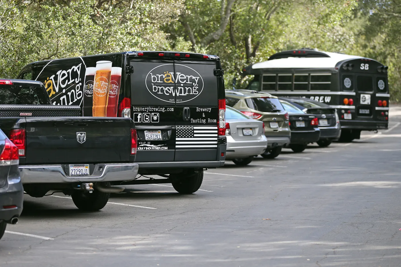 2015 Santa Barbara Beer Garden Event, Brew Bus