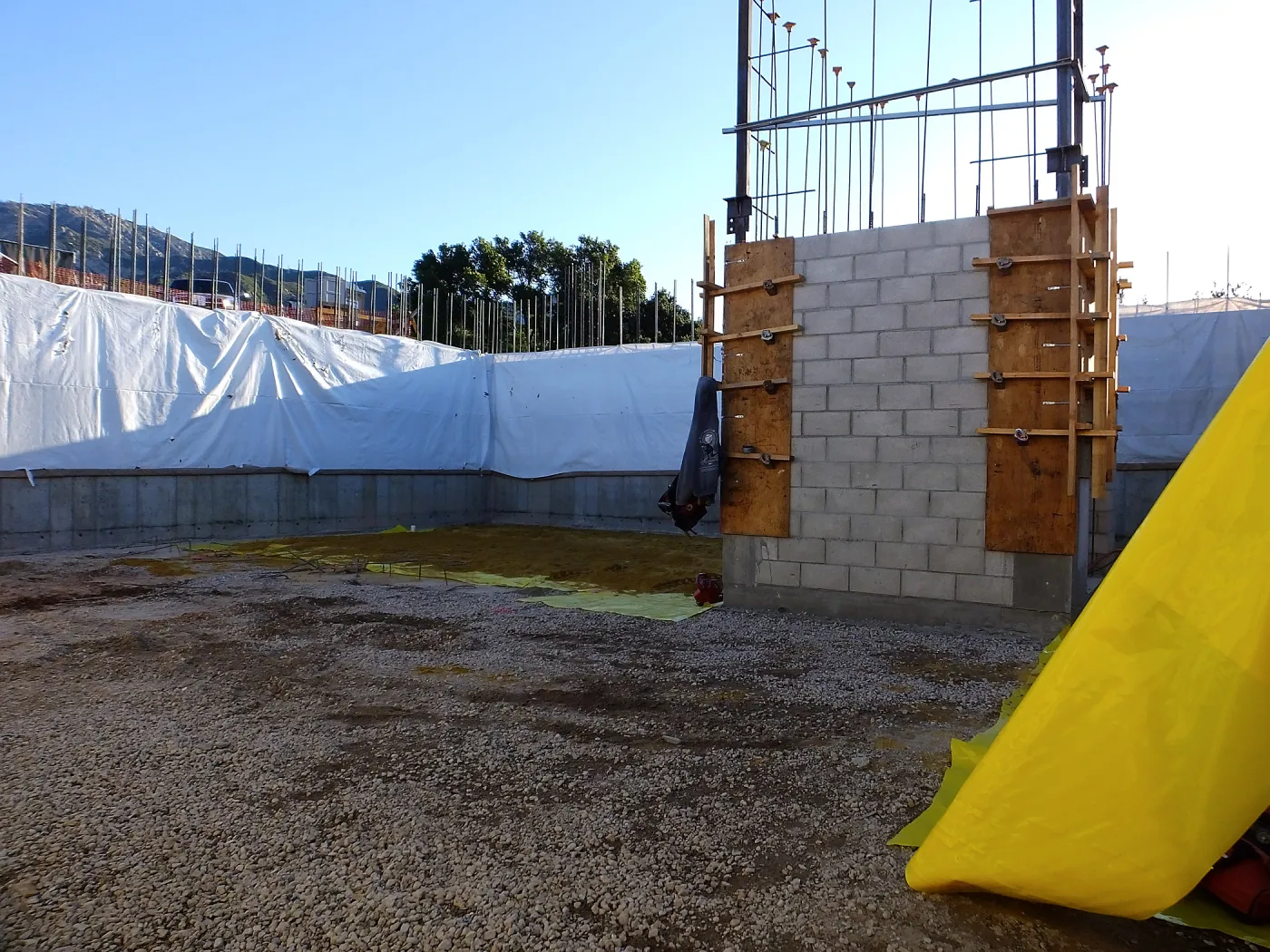 Pritzlaff Conservation Center Construction, looking northeast across Seed Bank/Herbarium area