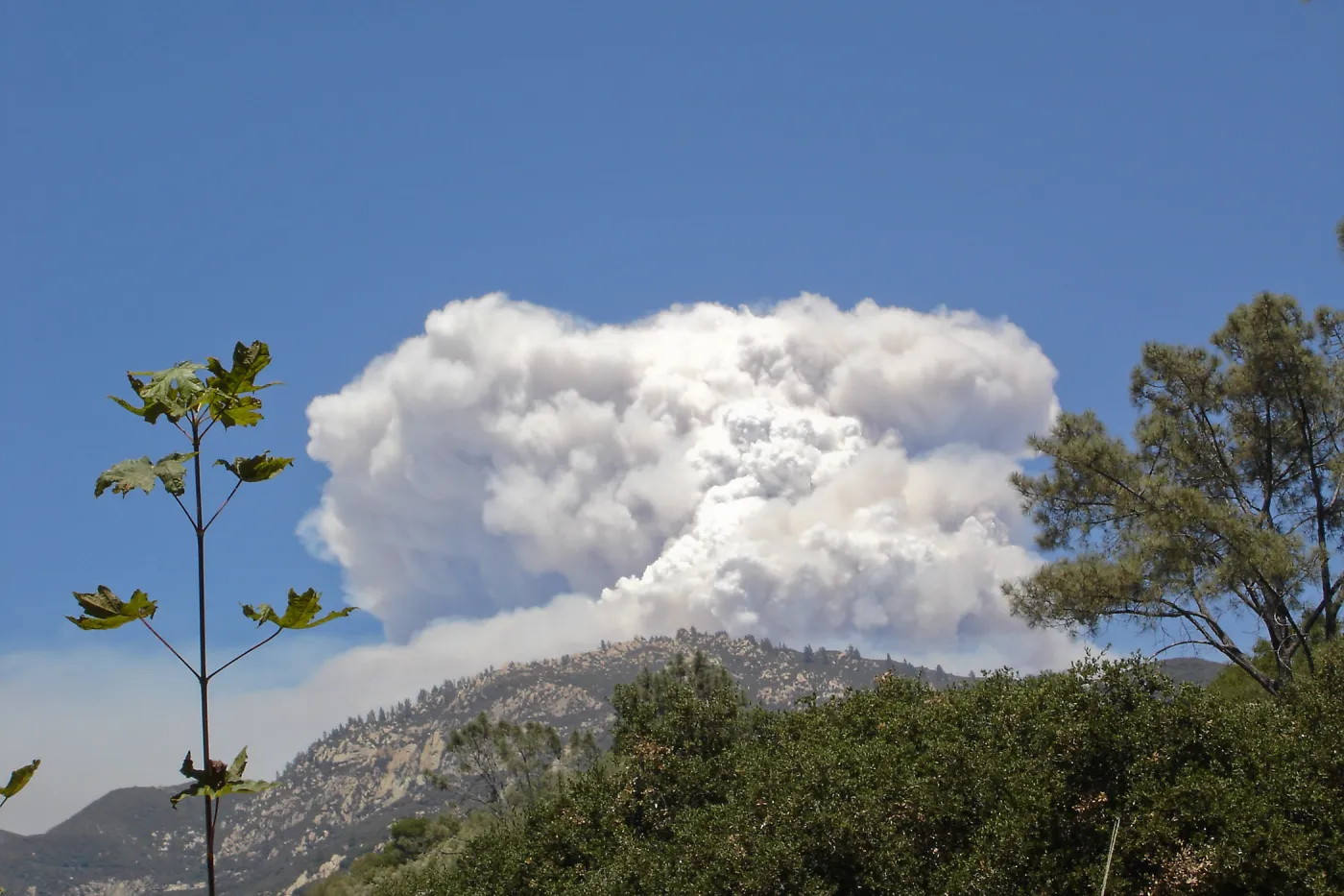 Smoke from the Zaca Fire