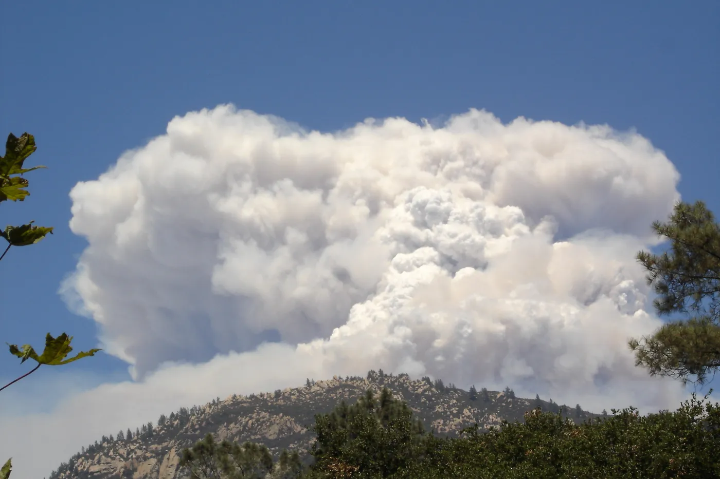 Smoke from the Zaca Fire