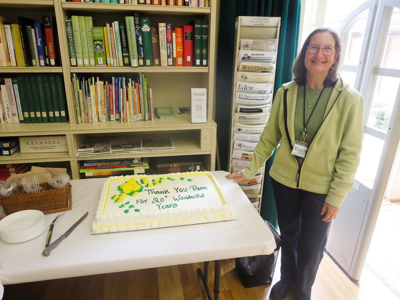 Pam Dahl retirement party cake