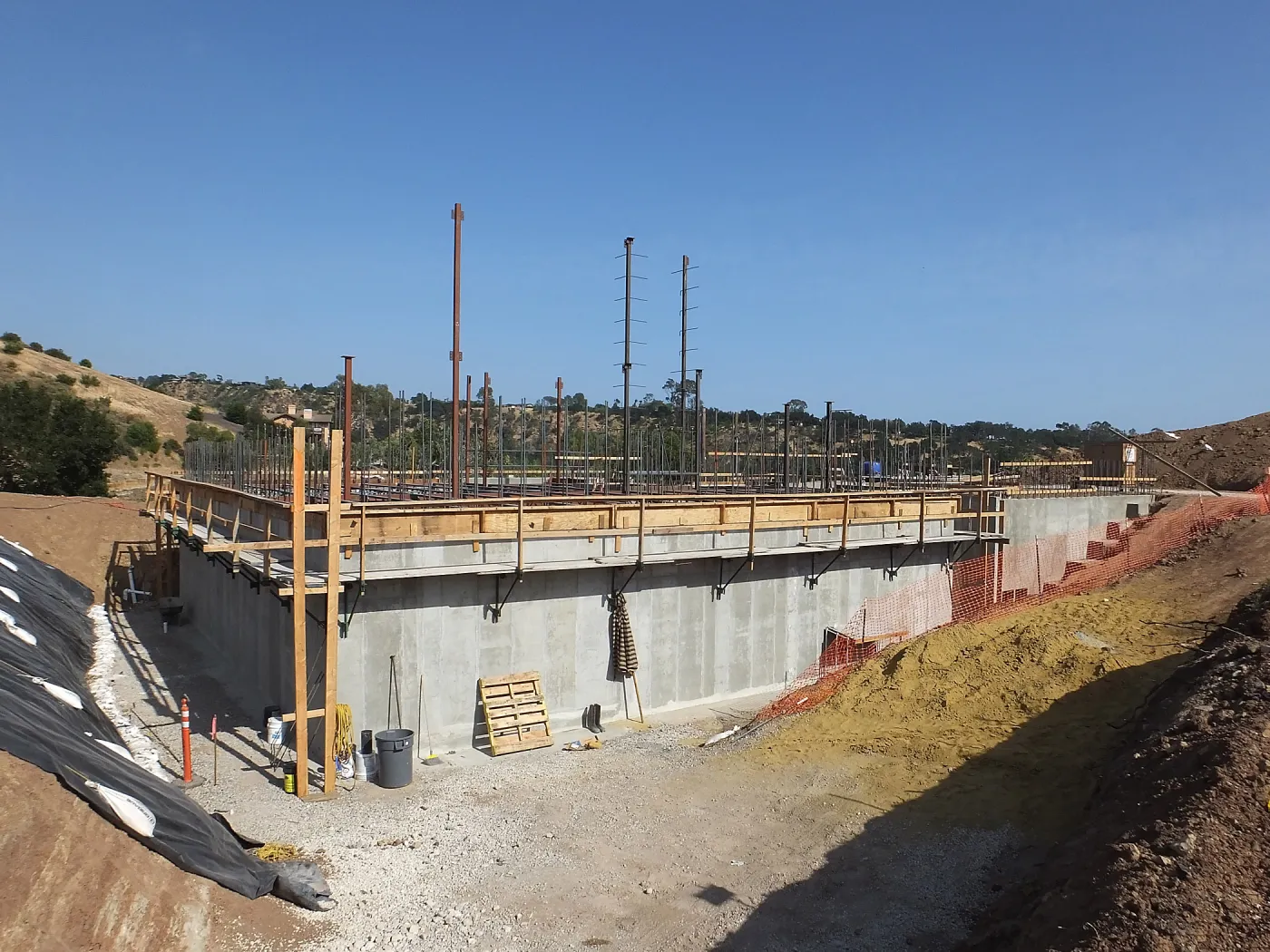 Pritzlaff Conservation Center Construction, Exterior looking southeast