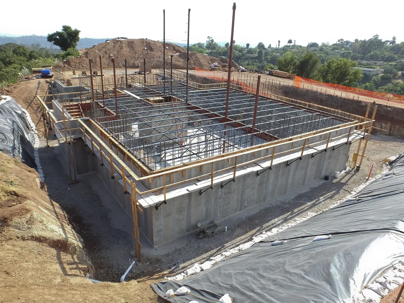 Pritzlaff Conservation Center Construction, exterior looking southwest