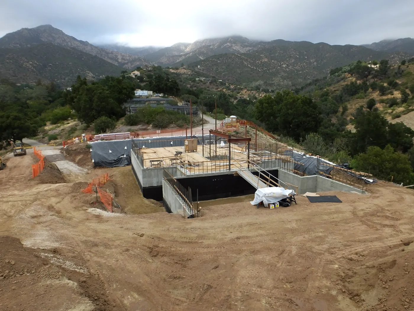 Pritzlaff Conservation Center Construction, Exterior looking northeast