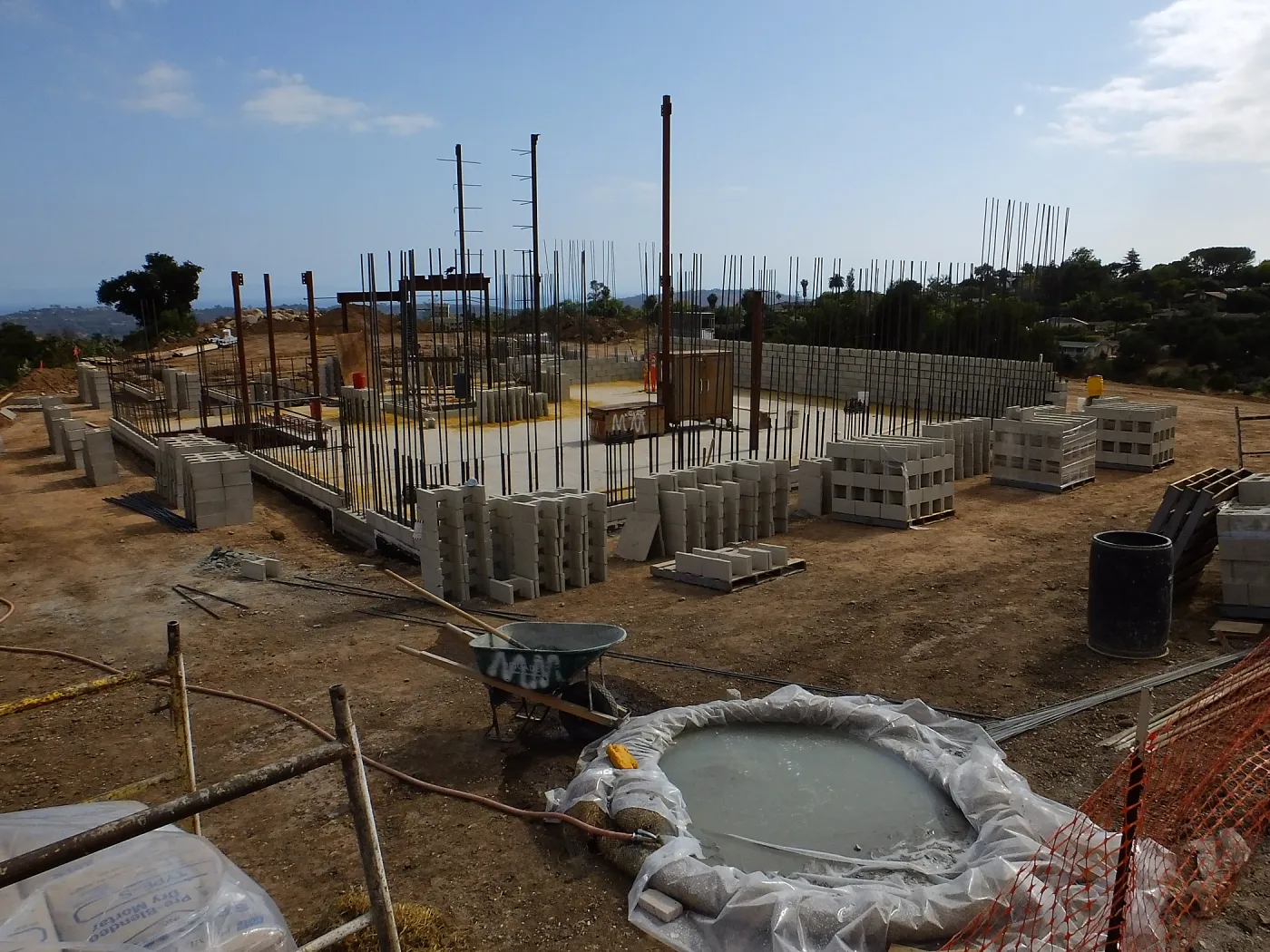 Pritzlaff Conservation Center Construction, exterior looking southwest