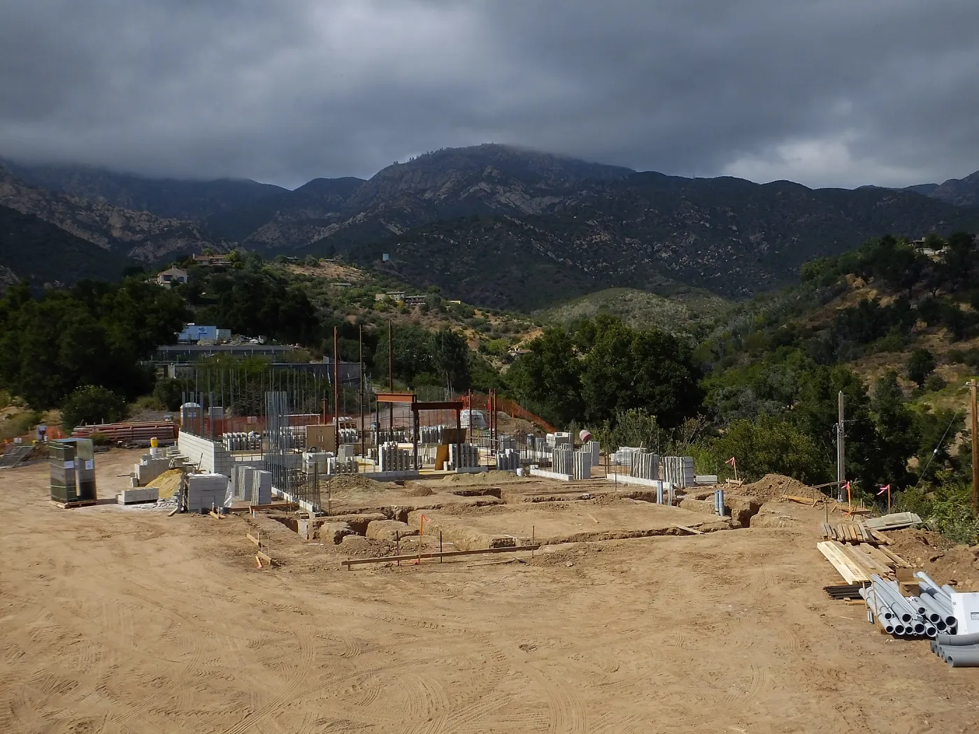 Pritzlaff Conservation Center Construction, Exterior looking northeast