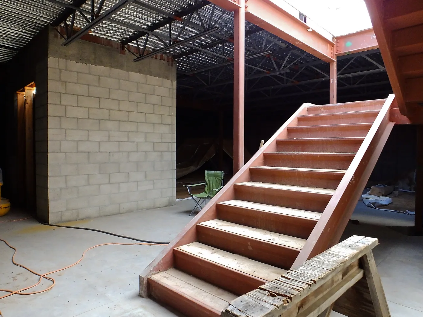 Pritzlaff Conservation Center Construction, looking northwest across Herbarium space