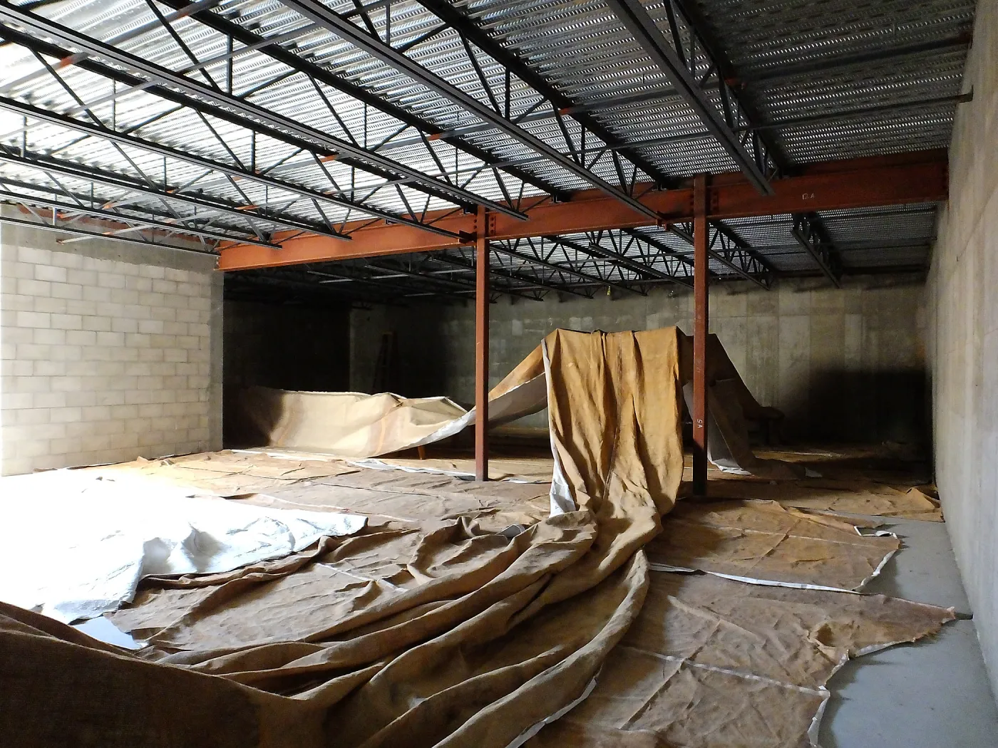 Pritzlaff Conservation Center Construction, looking southwest across Herbarium area