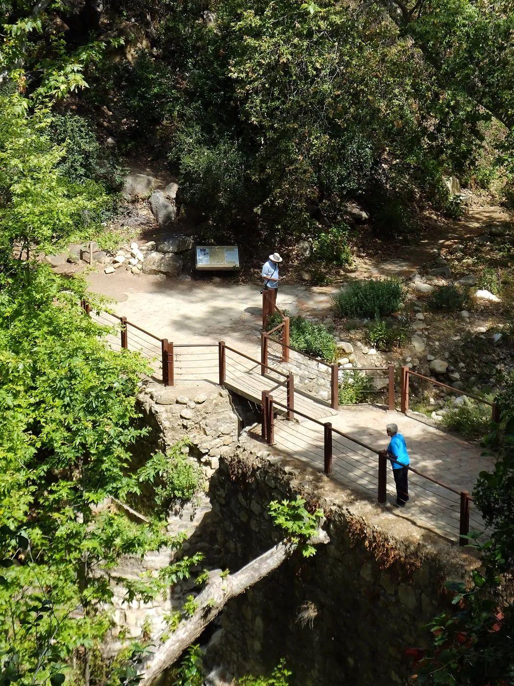 Seniors Free Day visitors at Mission Dam