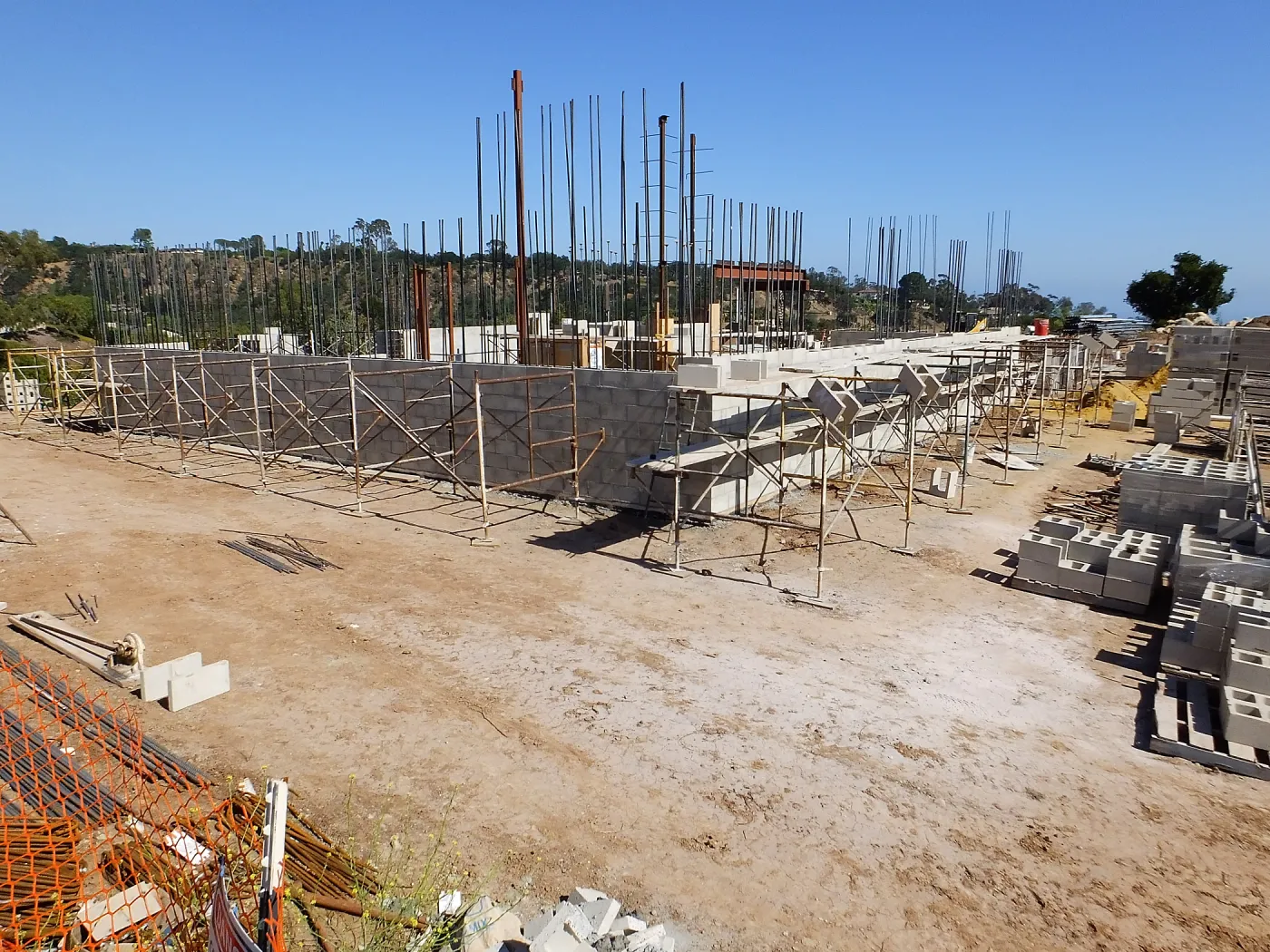 Pritzlaff Conservation Center Construction, Exterior looking southeast