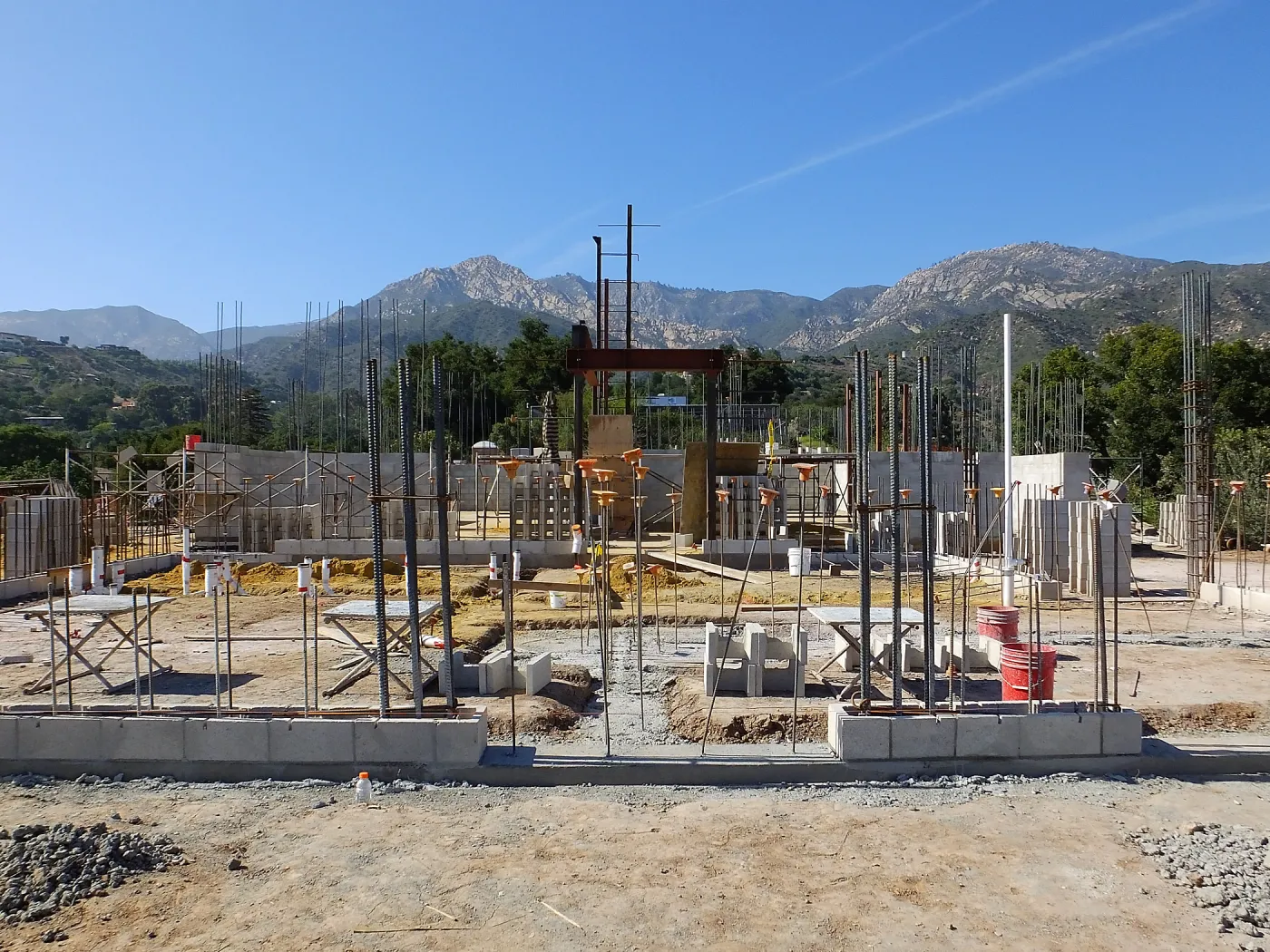 Pritzlaff Conservation Center Construction, south wall