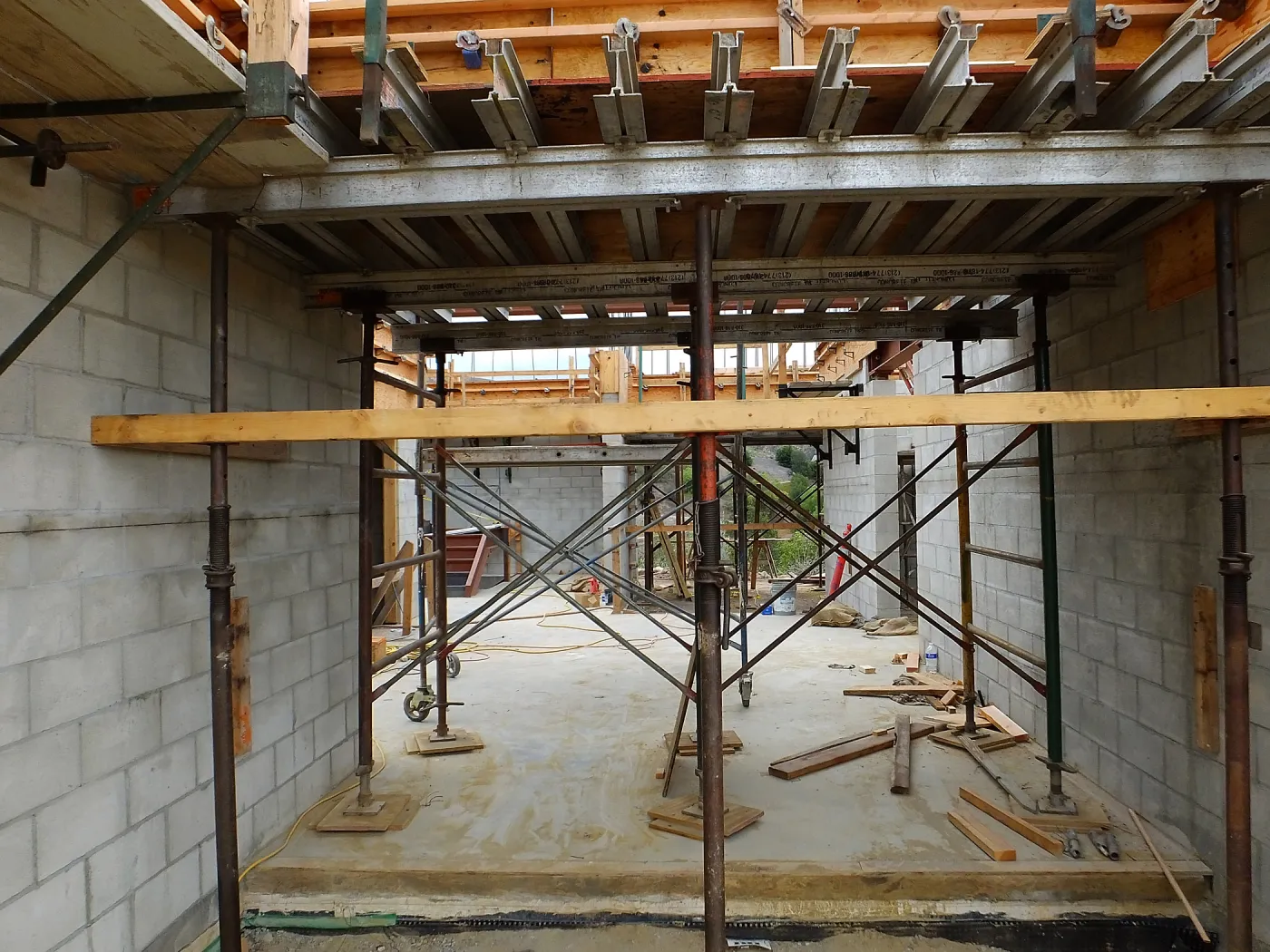 Pritzlaff Conservation Center Construction, main entrance looking east