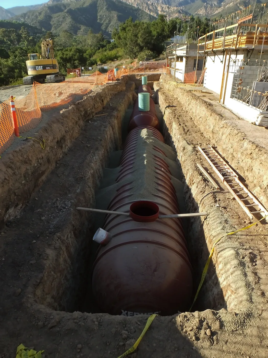 Pritzlaff Conservation Center Construction, Storm Water Detention Tank Installation