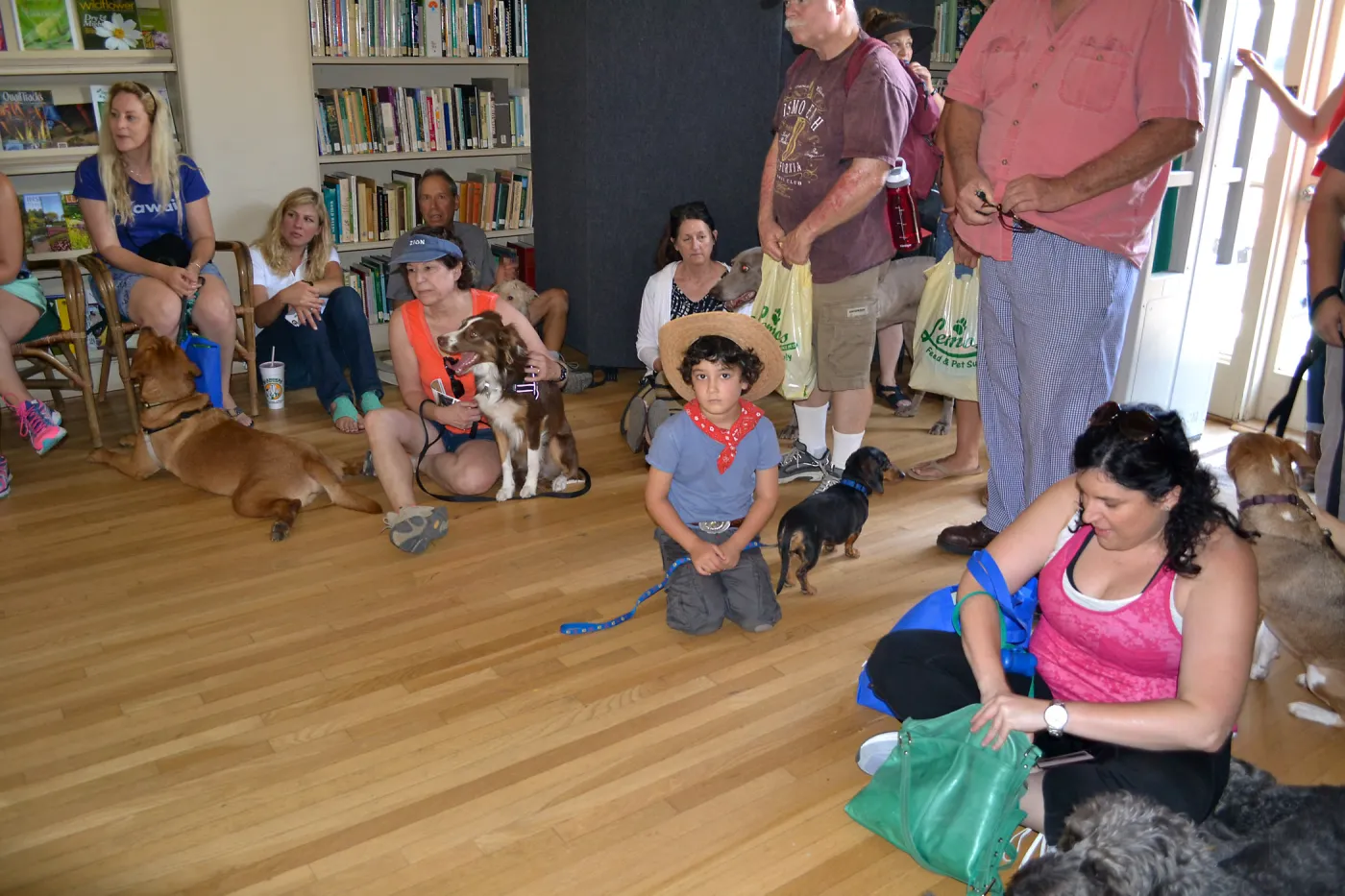 Trails n Tails 2015, dog obedience training demo