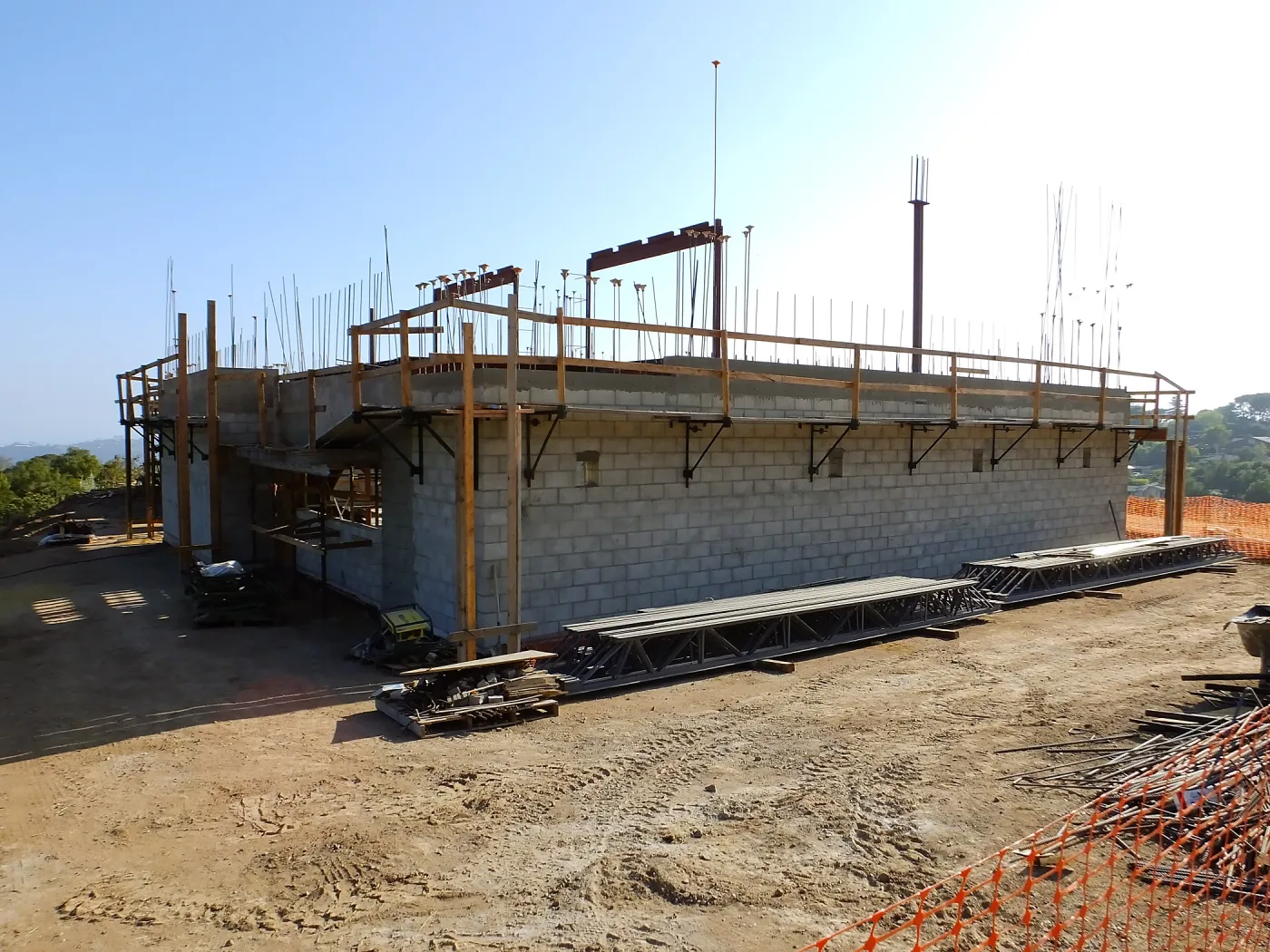 Pritzlaff Conservation Center Construction, exterior looking southwest