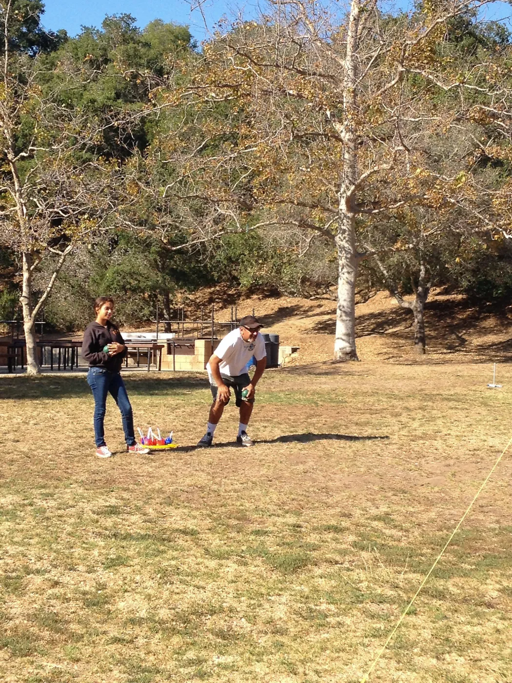 Staff Appreciation Picnic 2015, playing bocci