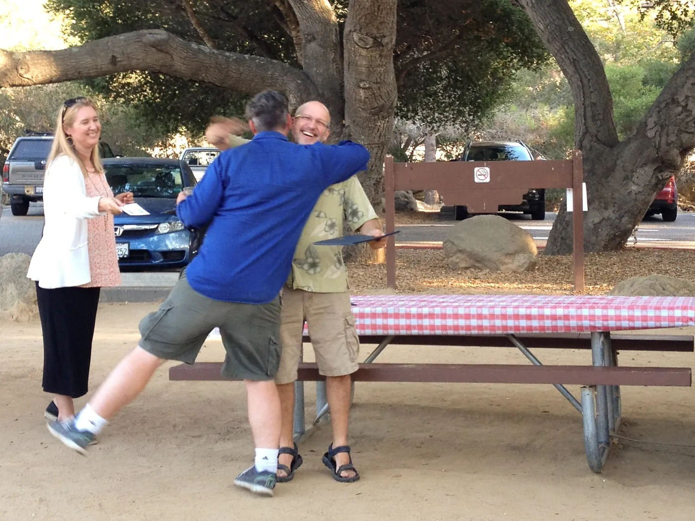 Staff Appreciation Picnic 2015, Bruce Reed 15 years recognition