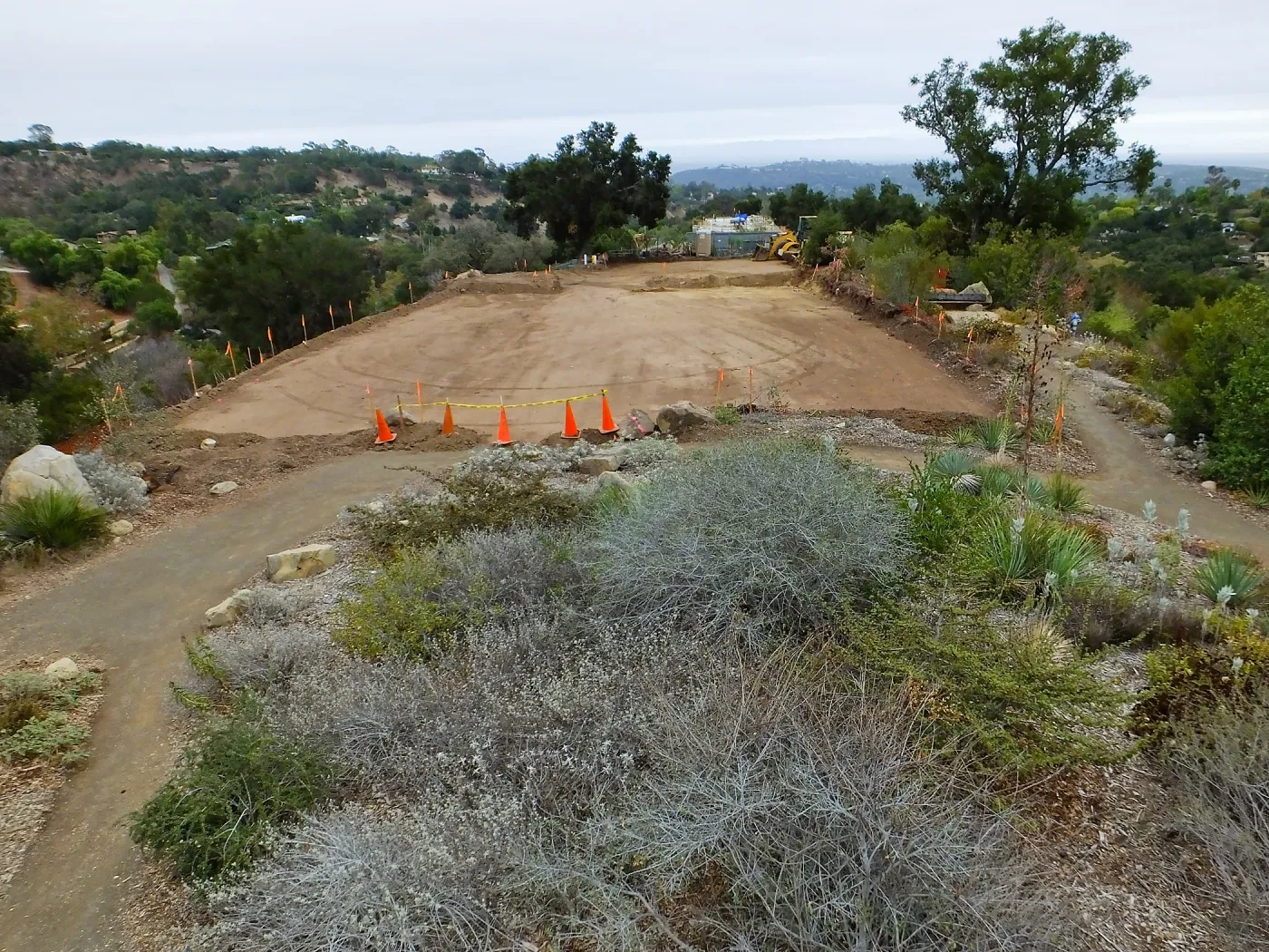 Pritzlaff Conservation Center Construction, upper parking lot