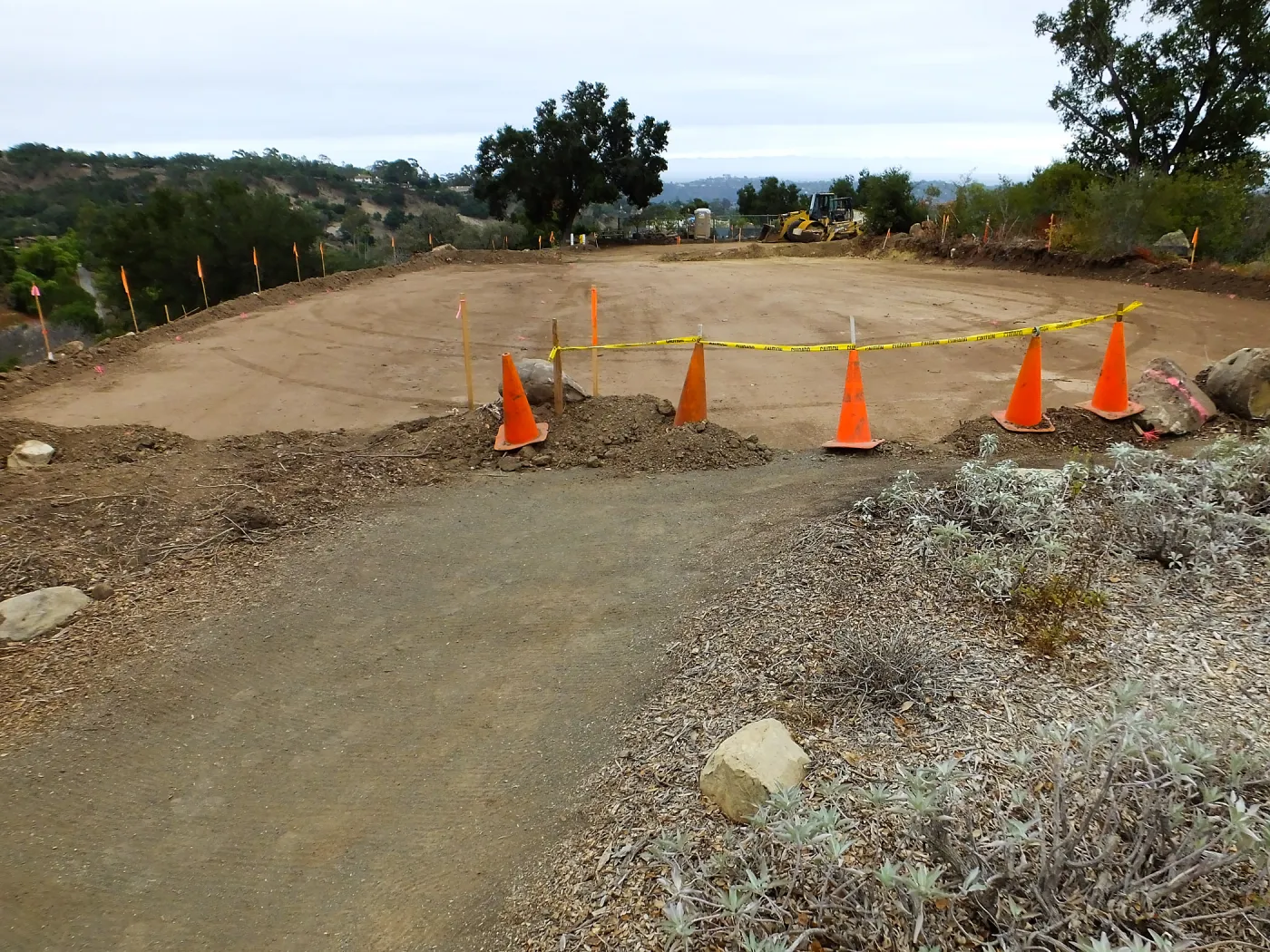 Pritzlaff Conservation Center Construction, upper parking lot