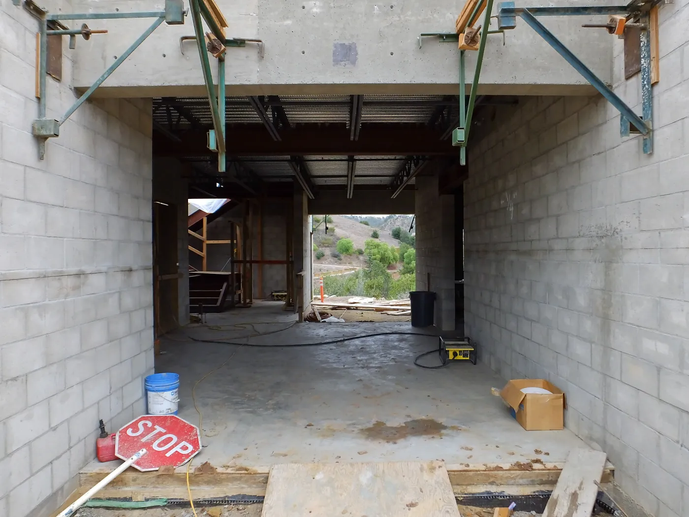 Pritzlaff Conservation Center Construction, main entrance looking east